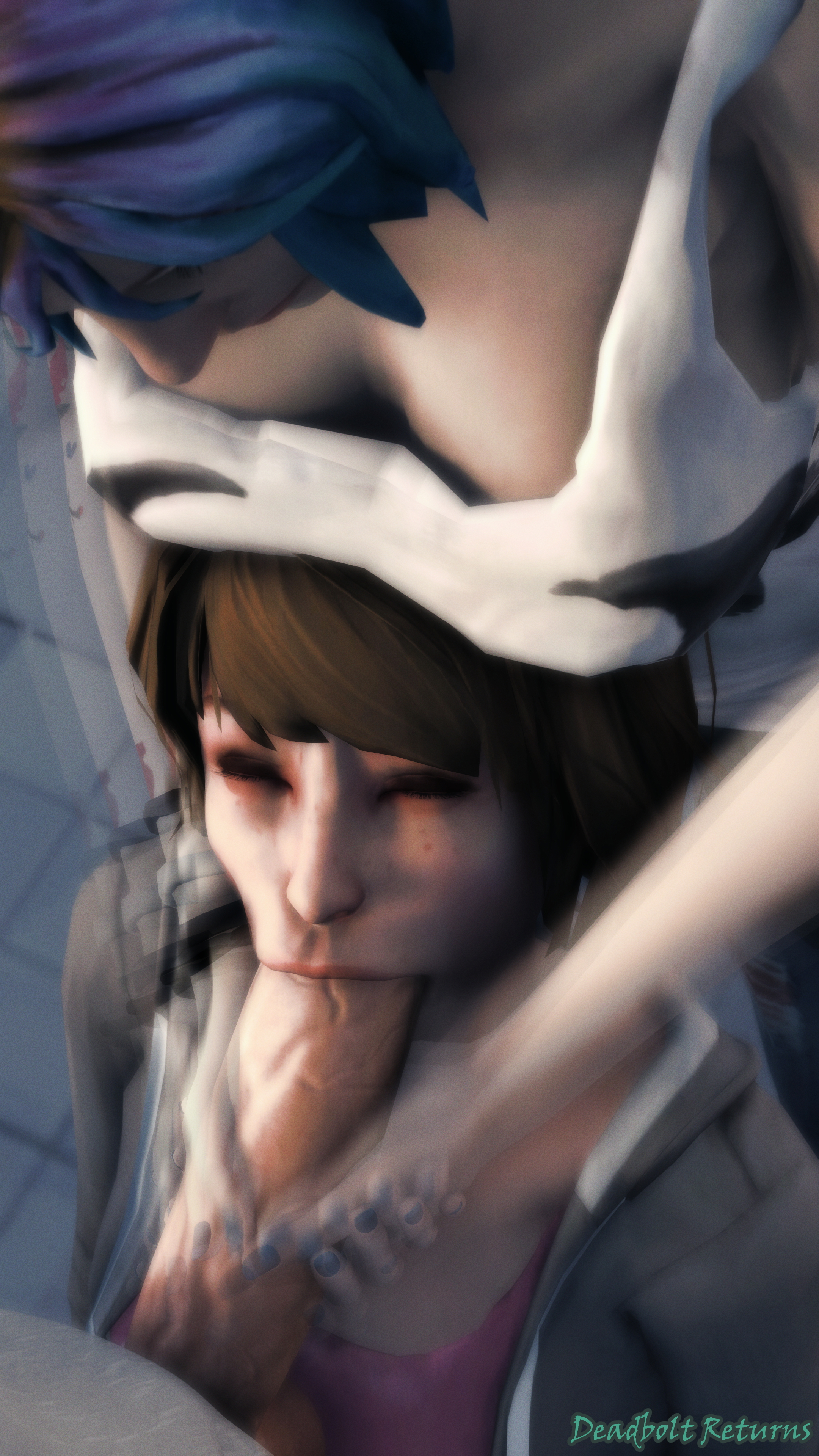 Chloe and Max BJ in the Bathroom Chloe Price Max Caulfield Life Is Strange Life Is Strange Max Nsfw Rule34 Rule 34 R34 Sfm Source Filmmaker Threesome Double Blowjob 8