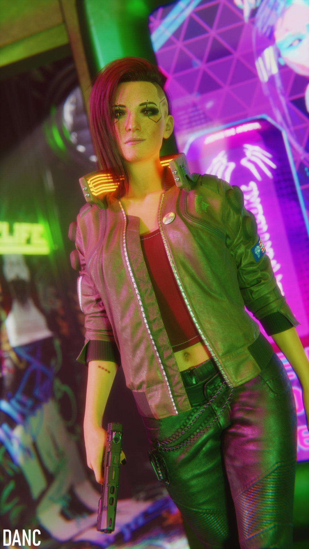 V FANART Cyberpunk2077 Copyright Cyberpunk Blender3d Blendernsfw Blendercycle 3d Girl