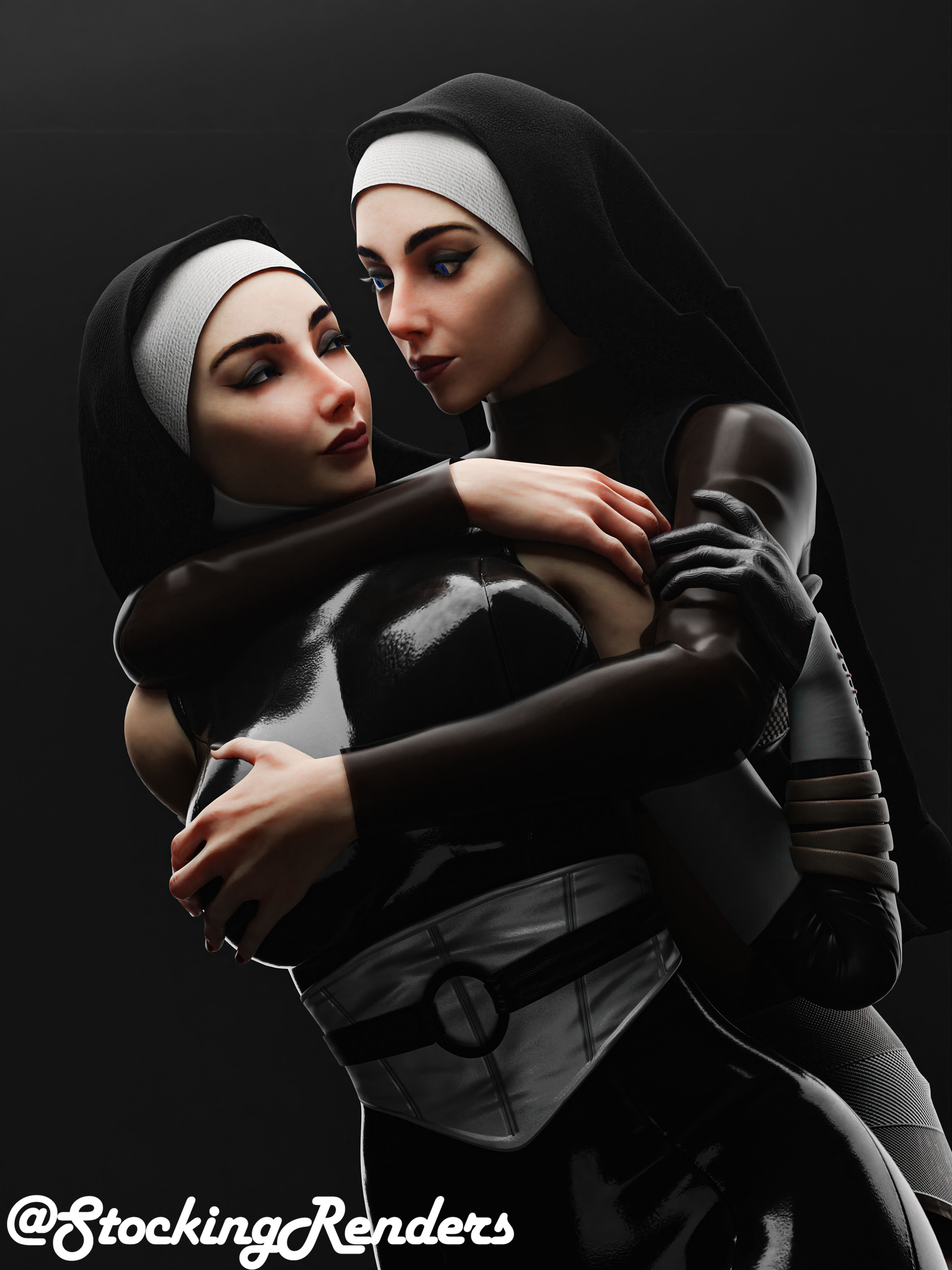 Cuddling  Nun Big Tits 2