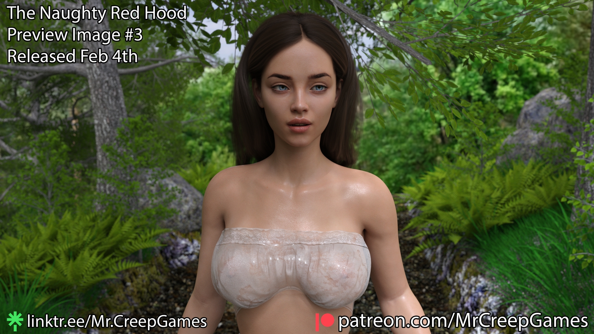 The Naughty Red Hood Preview #3  3d Porn 3d Girl Nsfw 3dnsfw Sexy Hot Nude Big boobs Pinup Pose Cute Teen