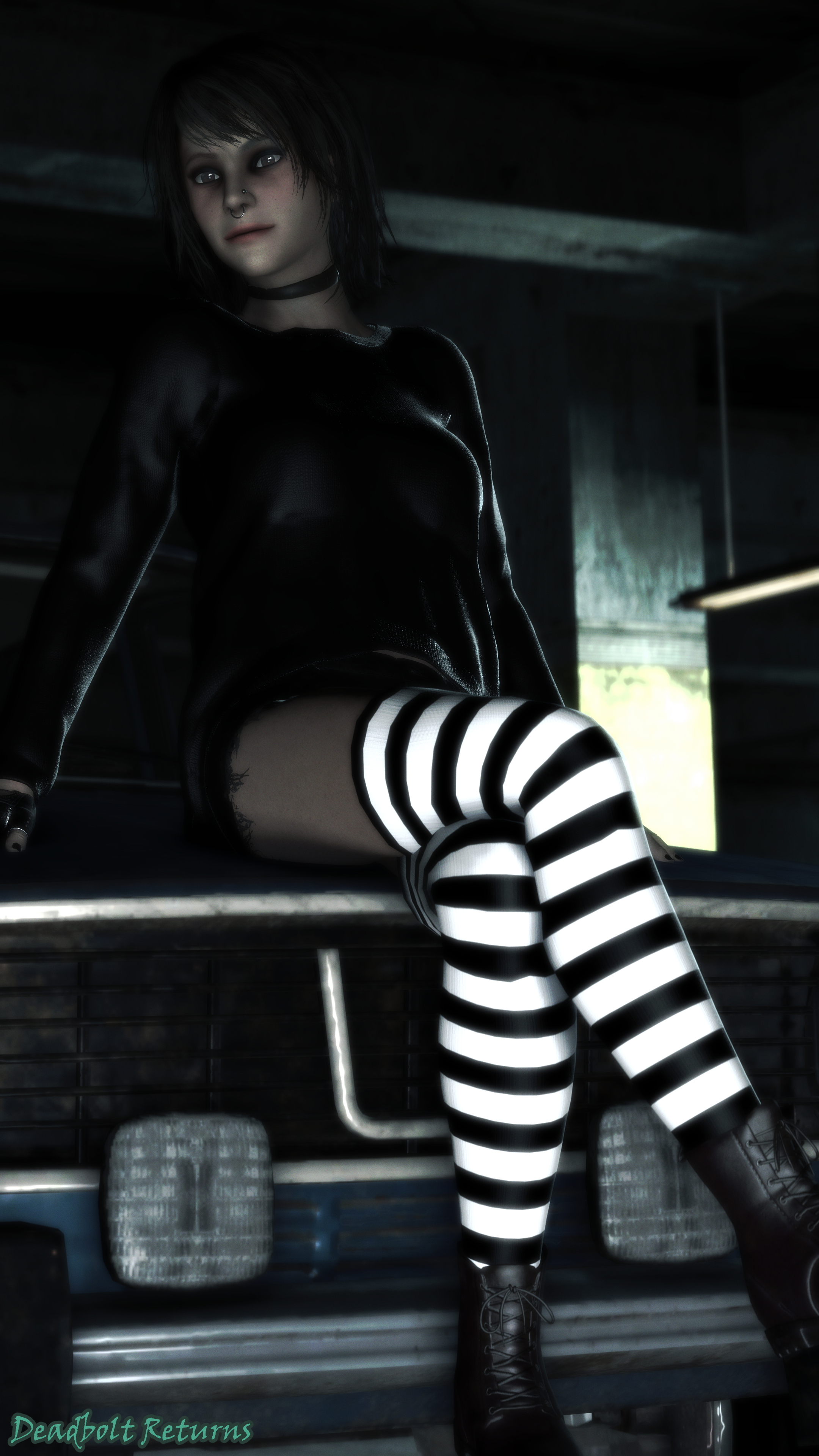 Heather Morrison Parking Lot Photoshoot Heather Morrison Goth Goth Girl Rule 34 Rule34 Sfm Source Filmmaker 3d Porn 3d Girl 3dnsfw Pinup Sextape In Hell