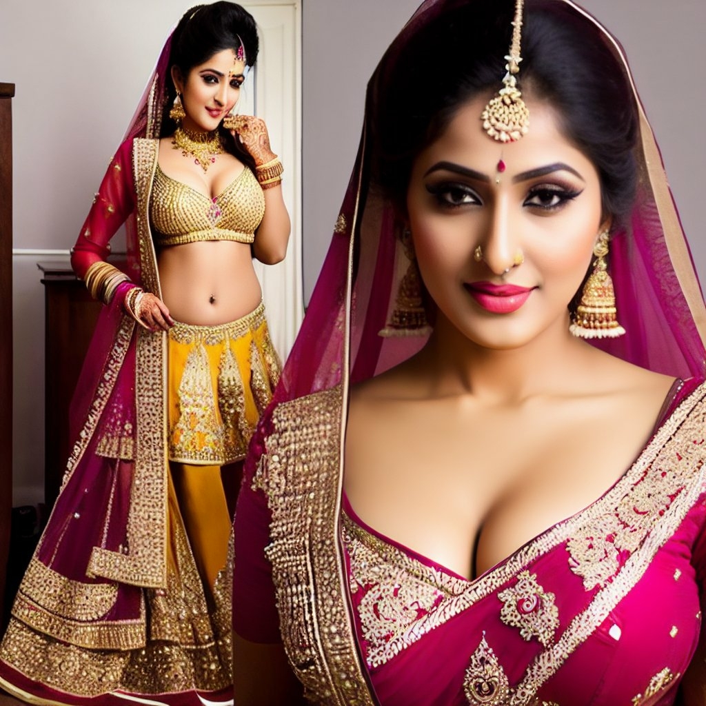 Indian girl in saree  Indian Saree Big Boobs Tits 2