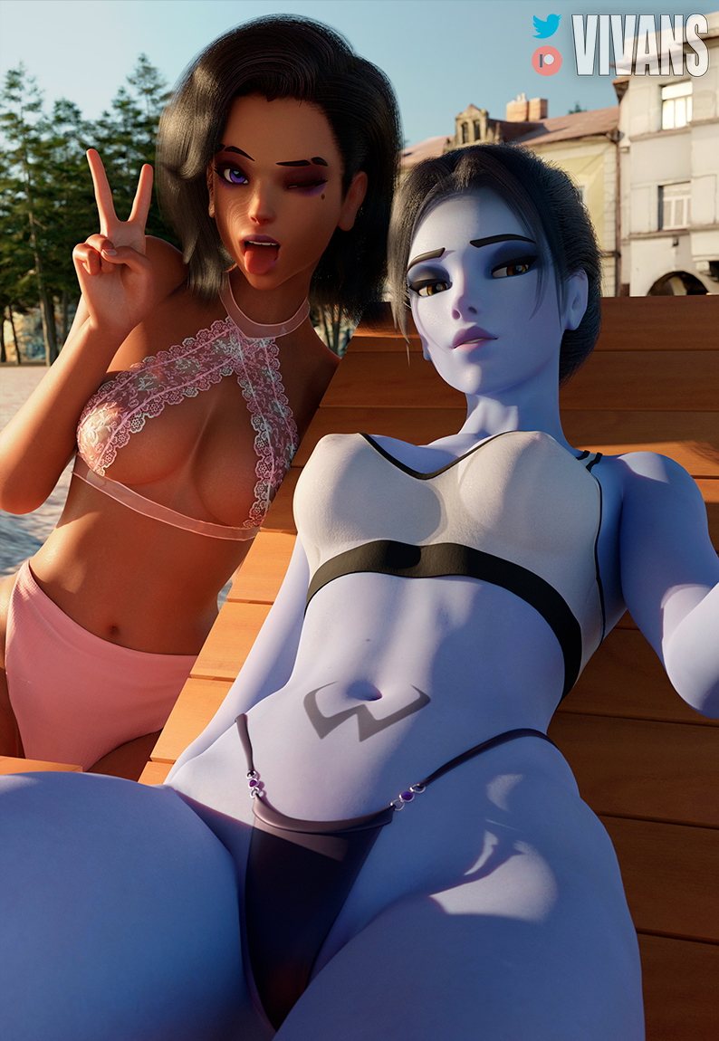  Hola Baby . Sombra & Widowmaker. Overwatch Widowmaker Sombra Overwatch 2 Swimsuit Boobs Hips