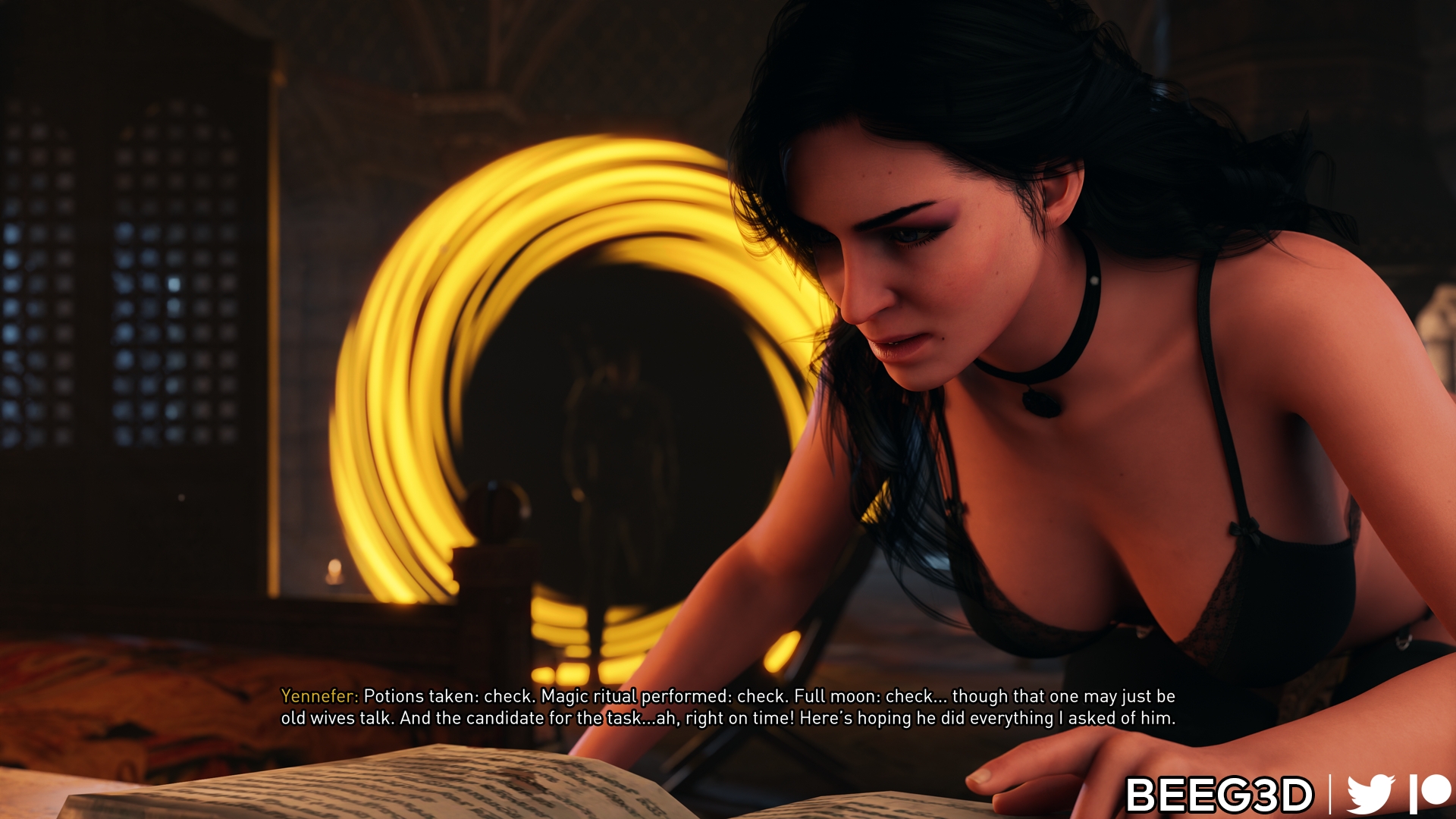 Yennefer - Fertility Testing Yennefer di Vengerberg Yennefer (witcher) The Witcher The Witcher 3 Blowjob Interracial Pregnant Missionary Standing