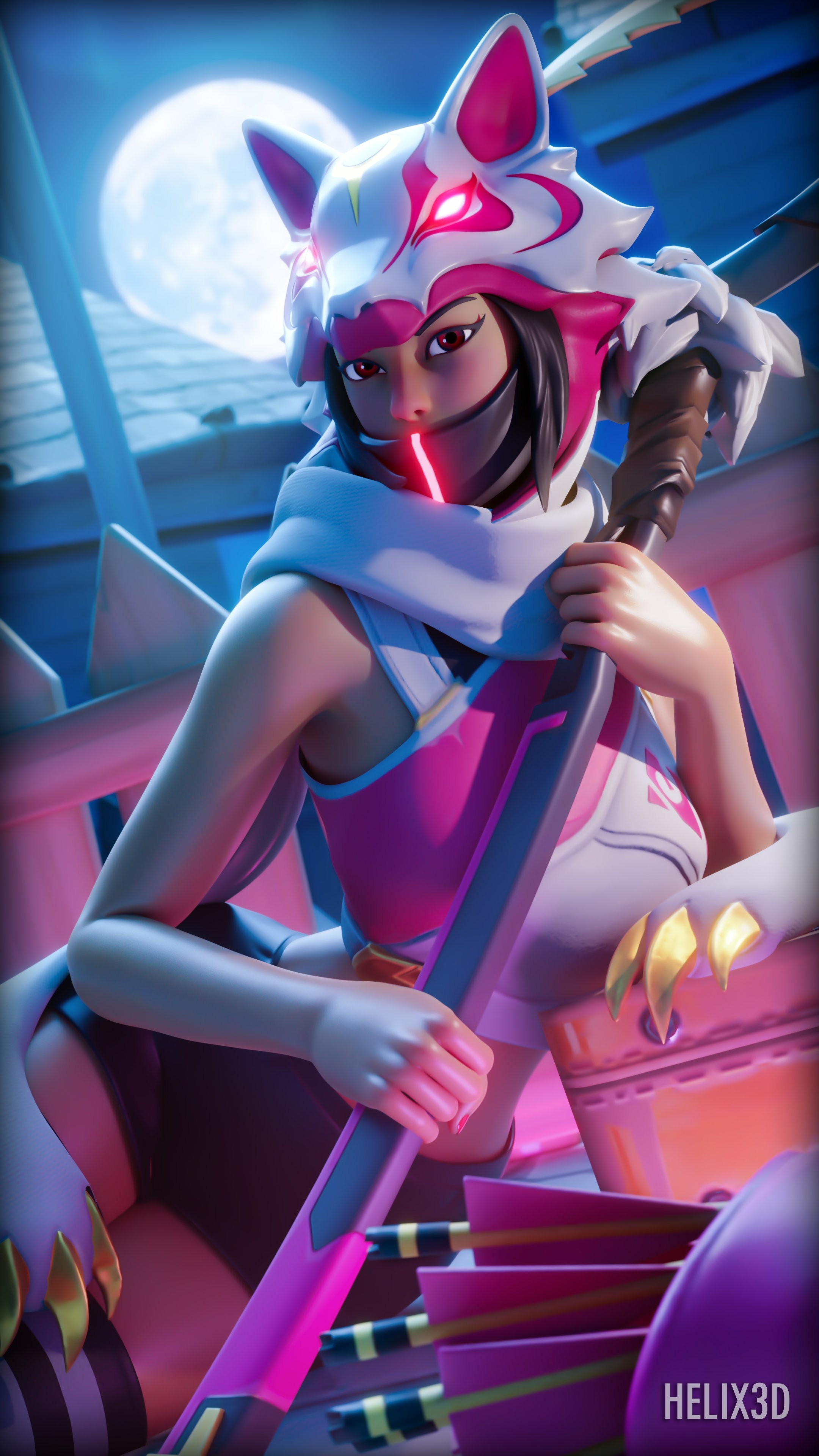 Vi chracter Vi Fortnite Boobs Tits Ass Sexy Horny Face Horny 3d Porn