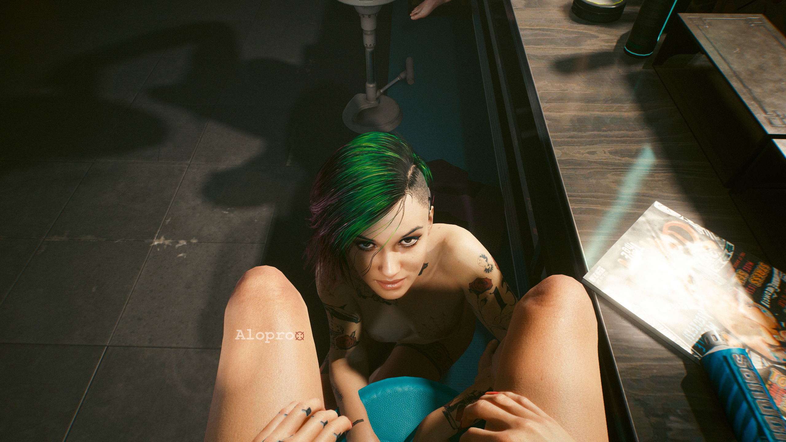 More in engine Judy :) Judy Alvarez Cyberpunk2077 Pussy Shaved Pussy Nipples Boobs Ass Sexy Horny Face 3d Porn 2