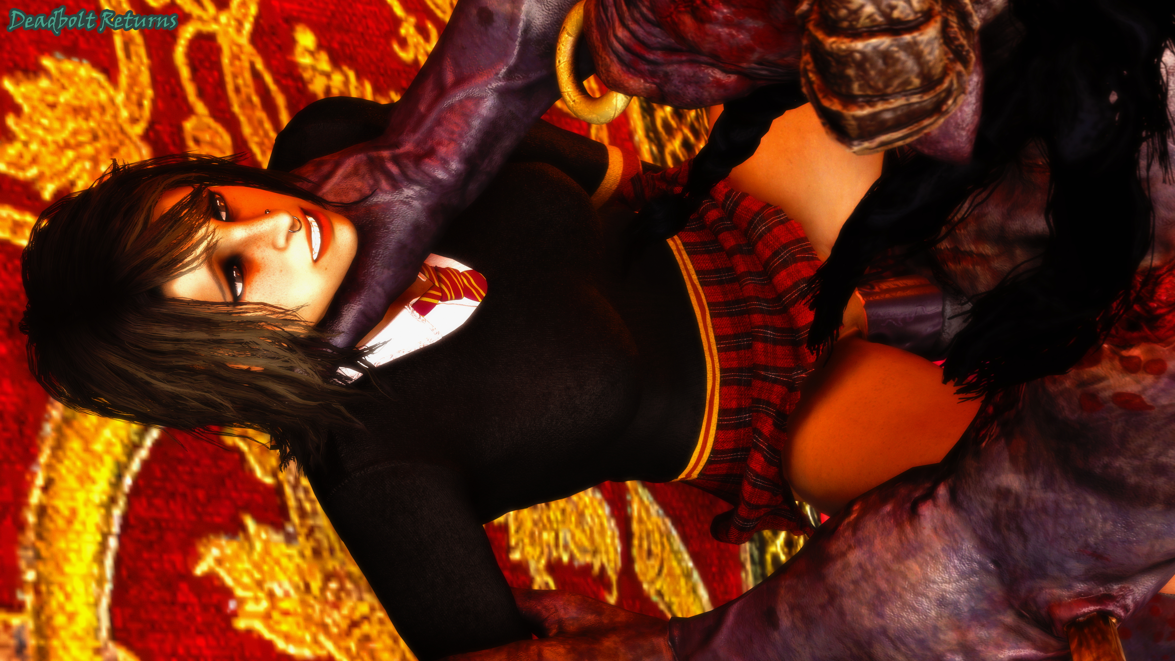 Heather Morrison Summons the Mighty Minotaur Dead By Daylight Minotaur Heather Morrison Sfm Source Filmmaker 3d Porn 3dnsfw Rule34 Rule 34 Nsfw Sextape In Hell 4