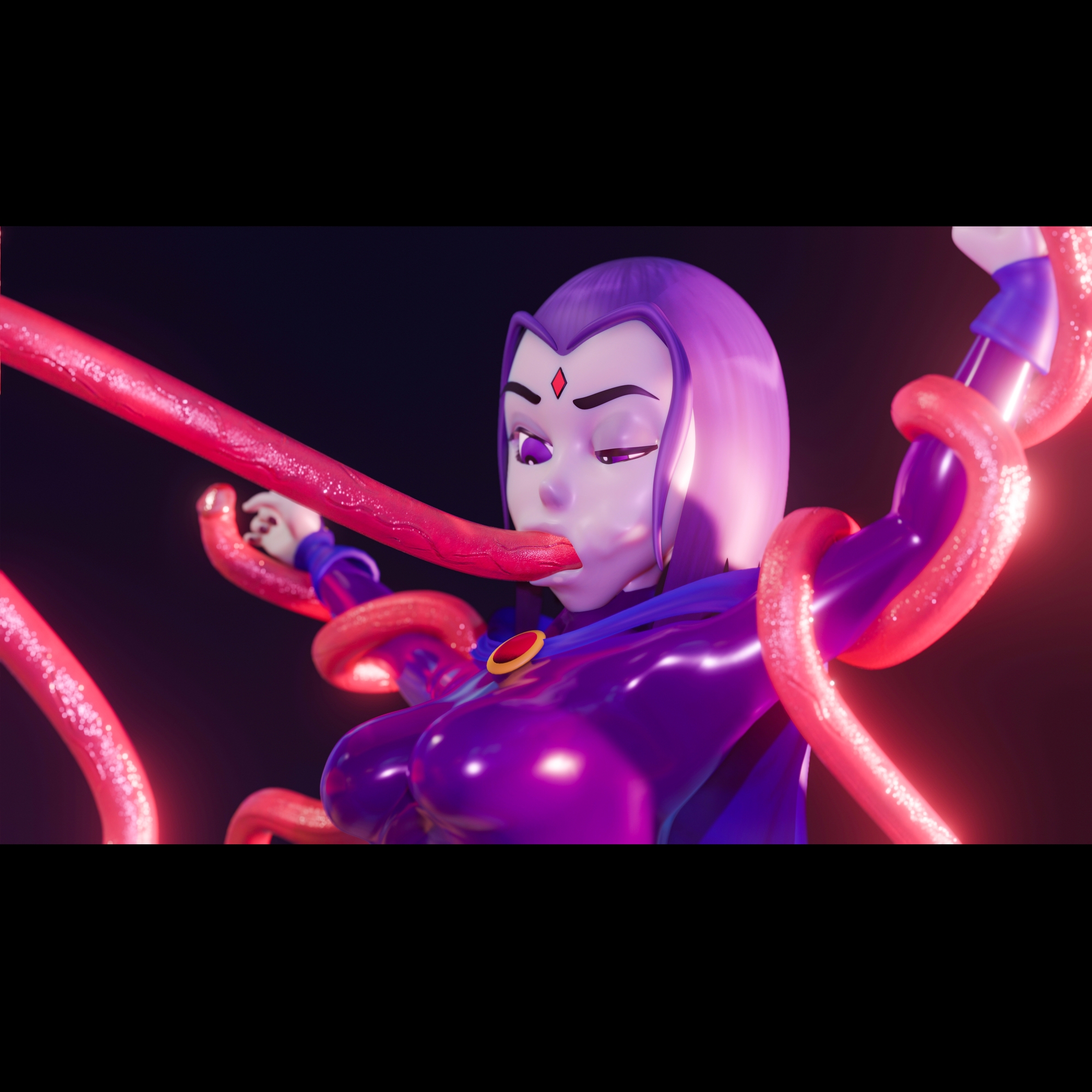 Raven tentacled Raven (teen Titans) Tentacles Cum Cum Inflation All The Way Through 13