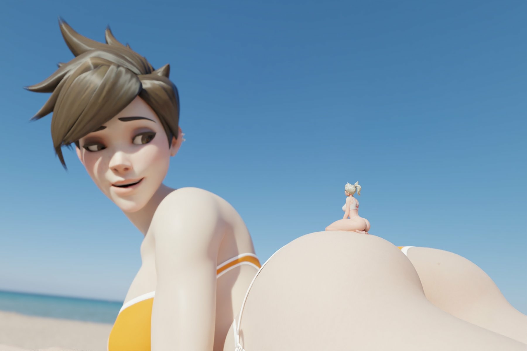 Big booty Tracer Overwatch Big Ass Sexy Lingerie Naked Boobs Big boobs Big Tits Ass Sexy Horny Face Horny 3d Porn