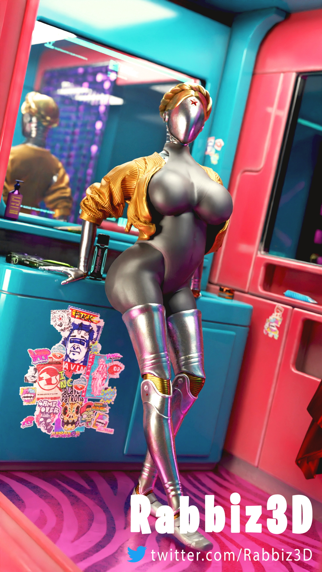 The ballet robot is really hot 😳 Atomic Heart Big Booty Big boobs 2