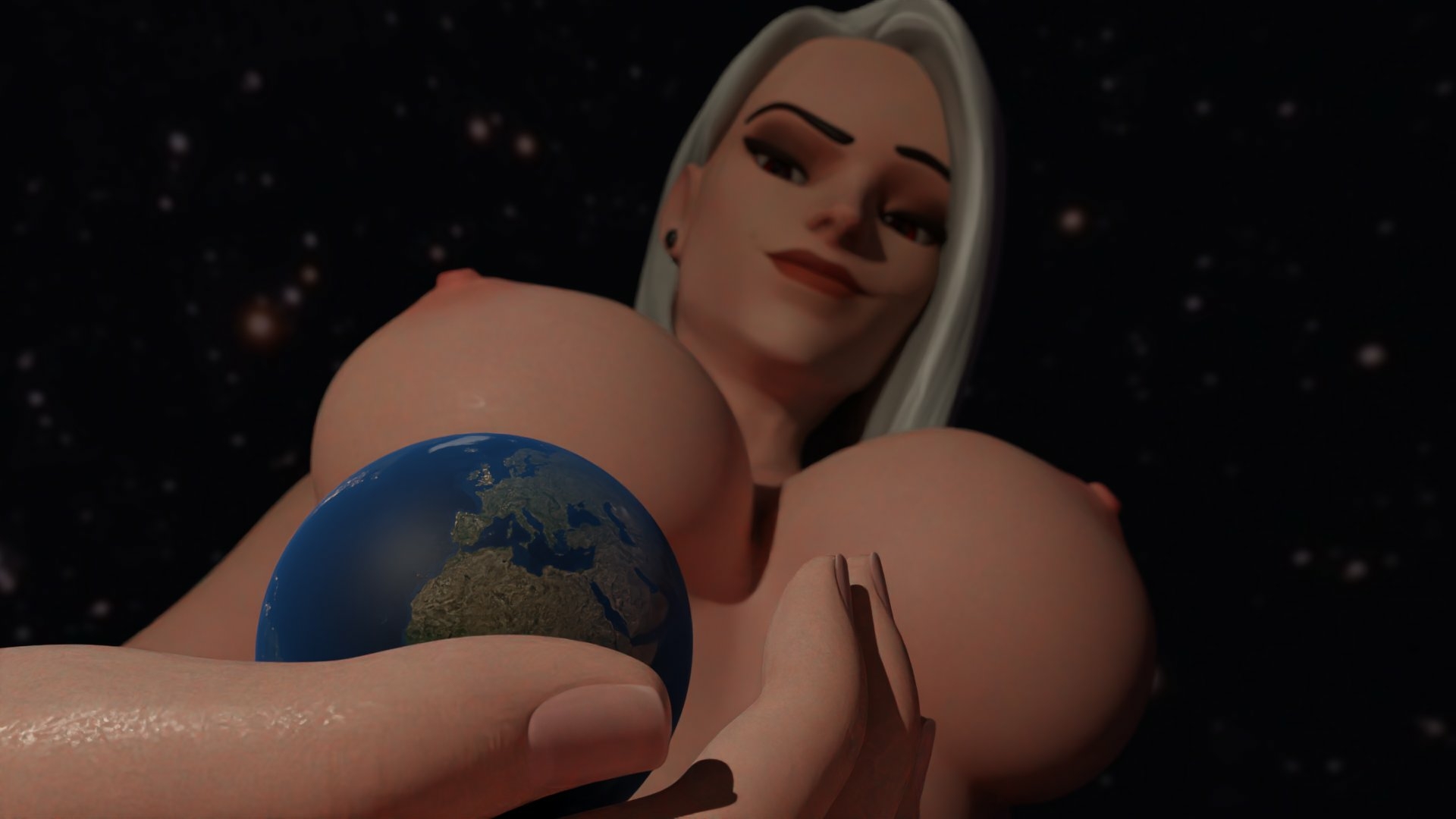 Got told Ashe wasn t big enough Ashe Overwatch Nipples Big Ass Boobs Big boobs Big Tits Ass Sexy Horny Face Horny Giantess 3d Porn