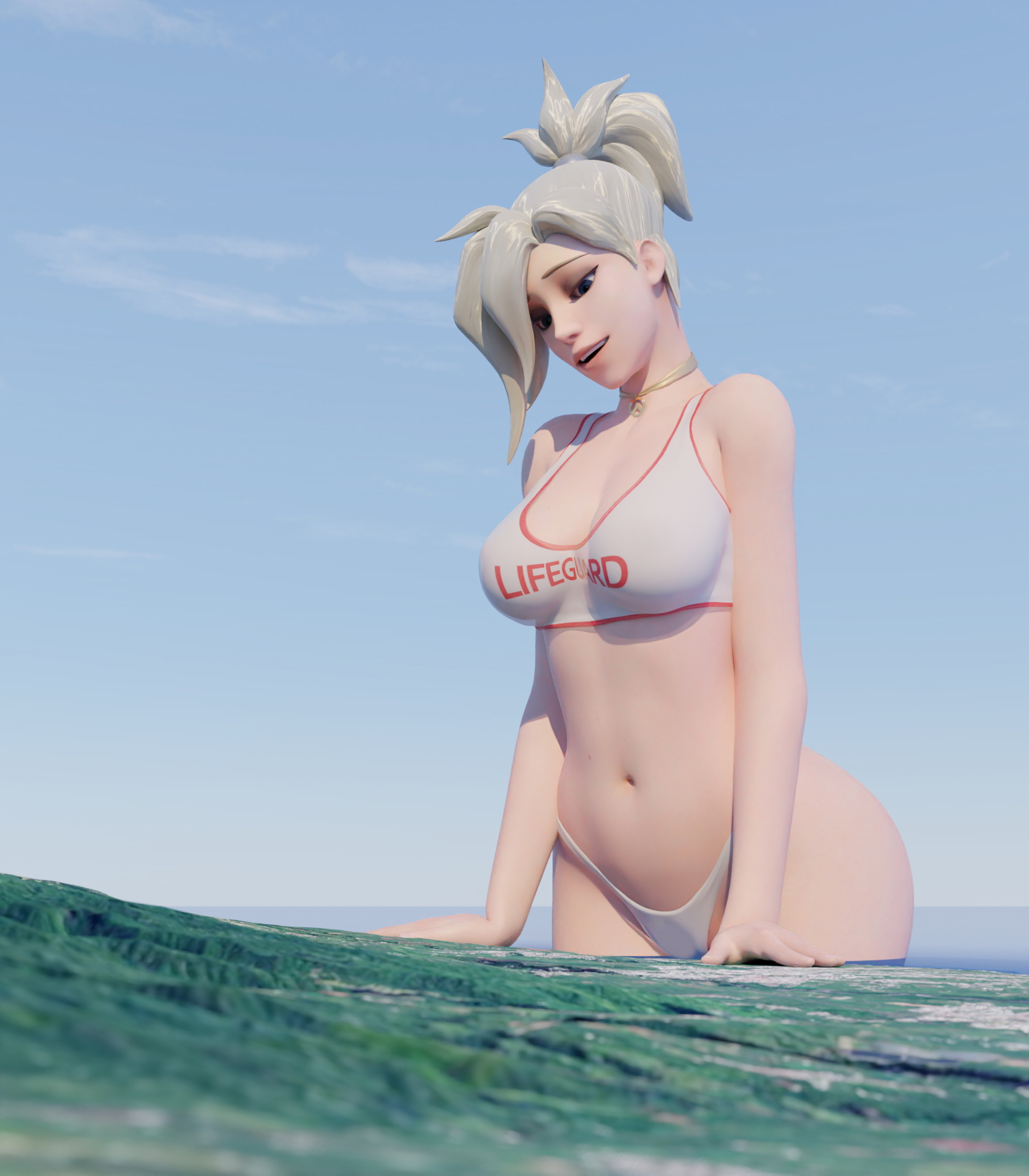 Looks pretty good! Mercy Overwatch Lingerie Sexy Lingerie Nipples Big Ass Boobs Big boobs Big Tits Ass Sexy Horny Face Horny Giantess 3d Porn