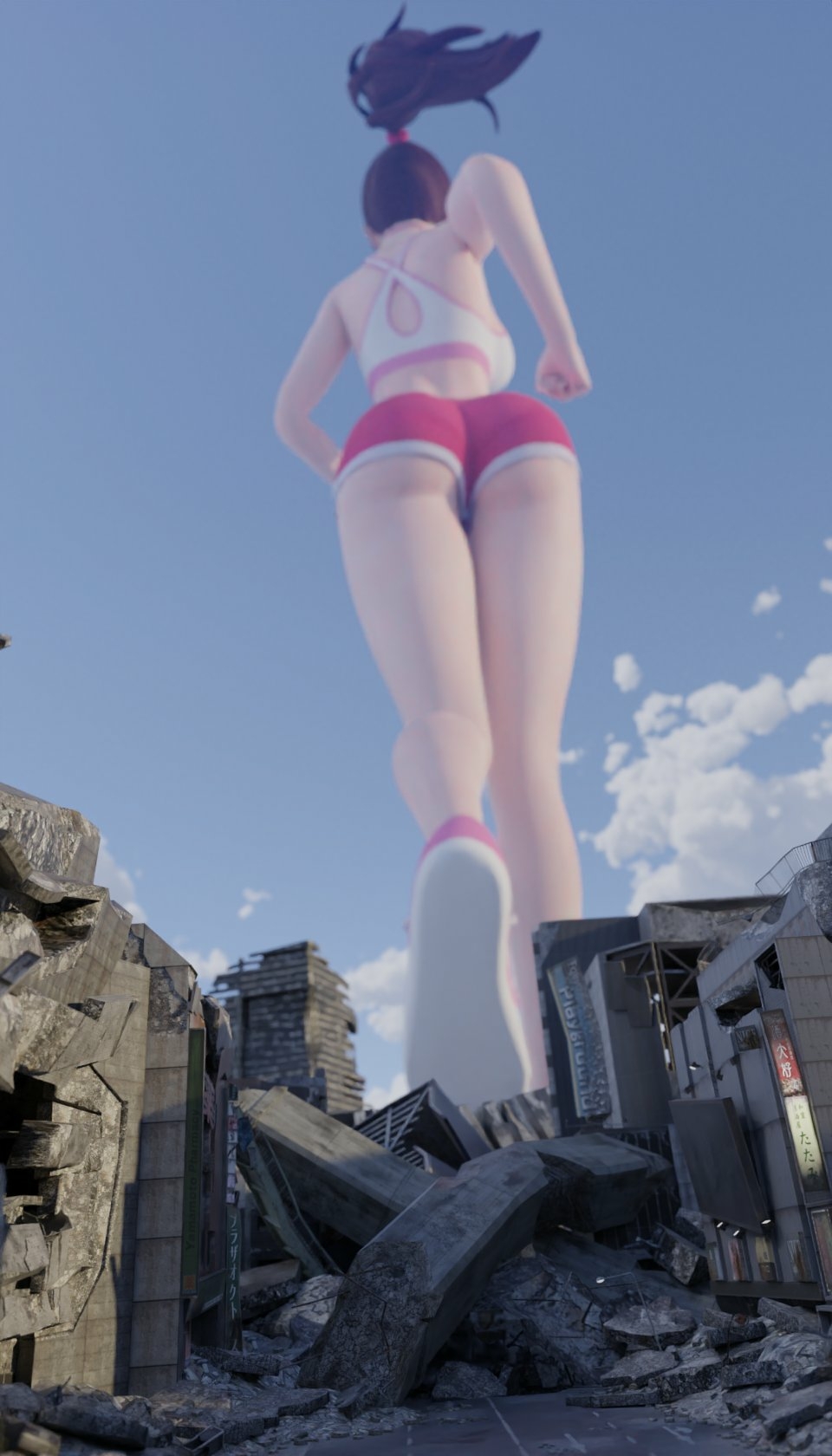 D.Va going for a  small  jogging round Dva (overwatch) Overwatch Lingerie Sexy Lingerie Big Ass Boobs Big boobs Big Tits Ass Sexy Horny Face Horny Giantess 3d Porn 3