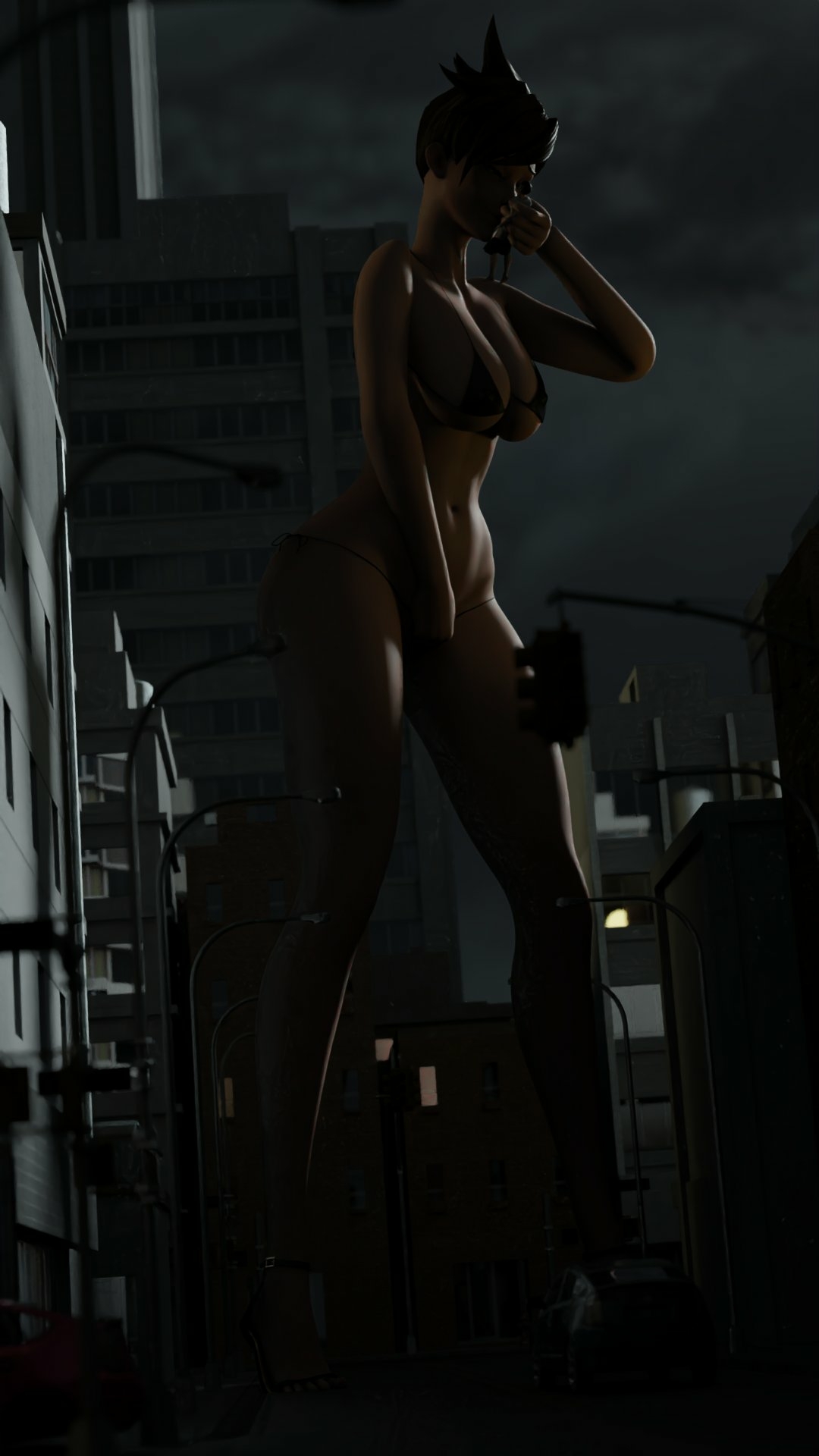 Tracer dark version Tracer Overwatch Pussy Pussy Penetration Bikini Nipples Naked Big Ass Boobs Big boobs Big Tits Ass Sexy Horny Face Horny Giantess 3d Porn