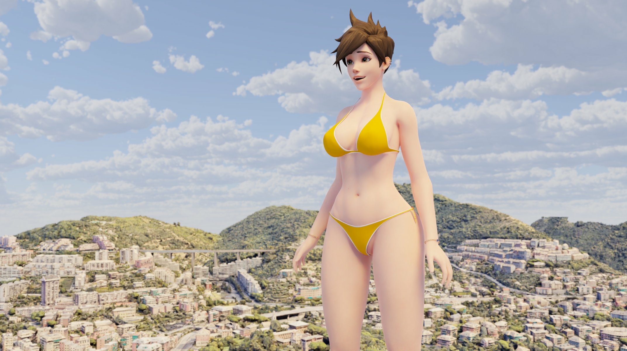 giving Tracer this Dvas bikini Tracer Overwatch Bikini Boobs Big boobs Naked Big Ass Big Tits Ass Sexy Horny Face Horny Giantess 3d Porn
