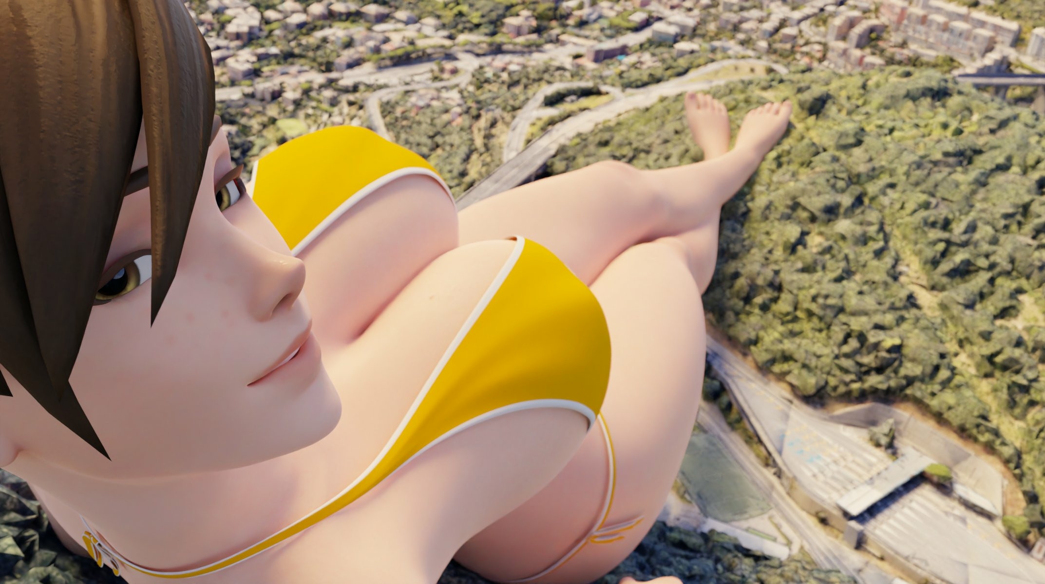 giving Tracer this Dvas bikini Tracer Overwatch Bikini Boobs Big boobs Naked Big Ass Big Tits Ass Sexy Horny Face Horny Giantess 3d Porn 2