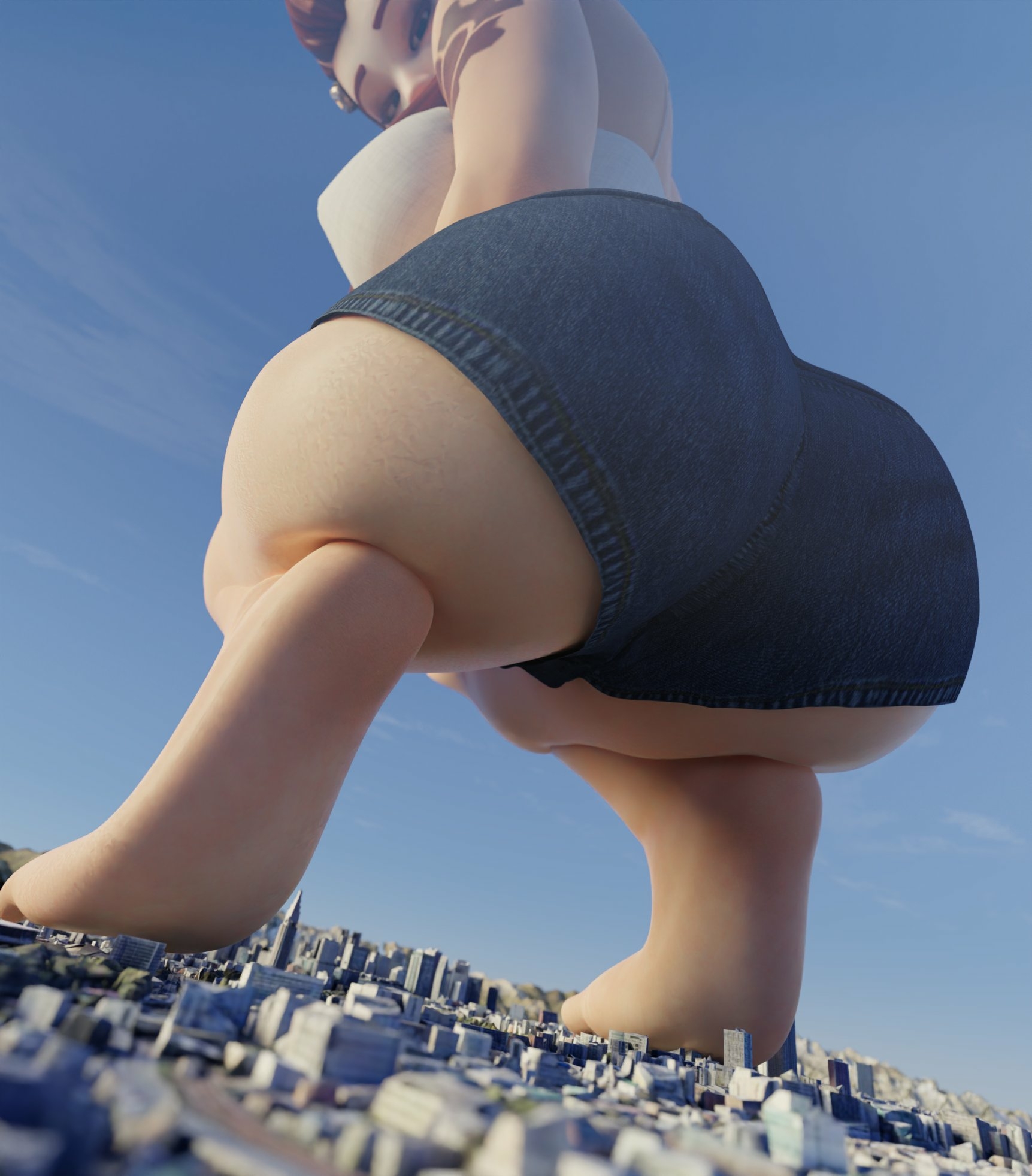 Brig Sequence (1/5) Brigitte Overwatch Back View Boobs Big boobs Big Ass Big Tits Ass Sexy Horny Face Horny Giantess 3d Porn