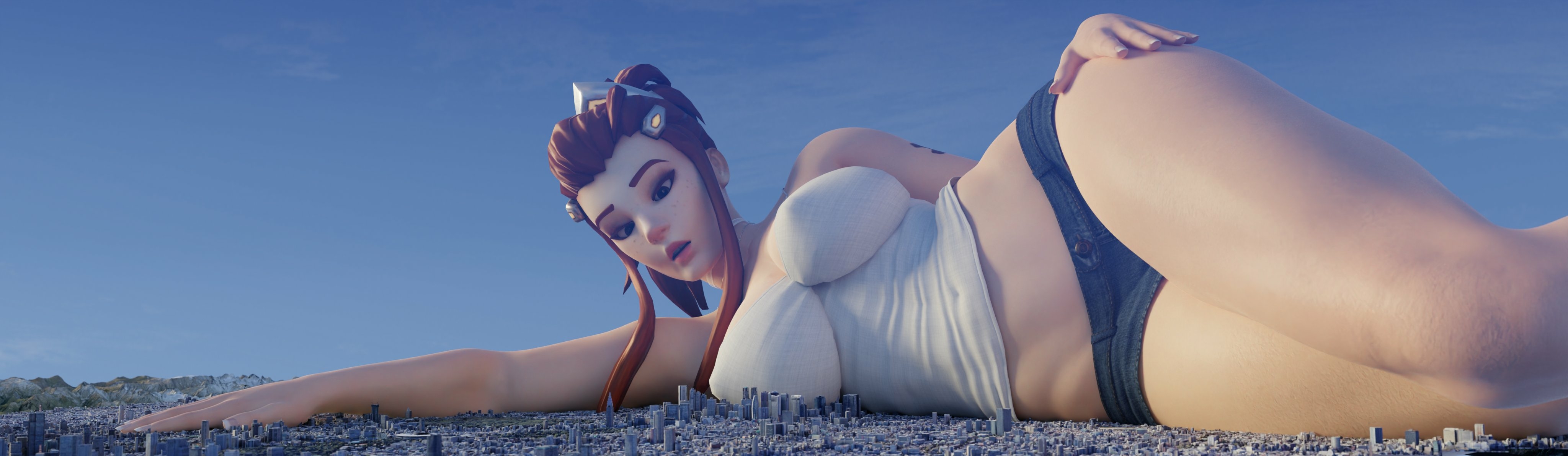 Brig Sequence (3/5) Brigitte Overwatch Boobs Big boobs Big Ass Big Tits Ass Sexy Horny Face Horny Giantess 3d Porn