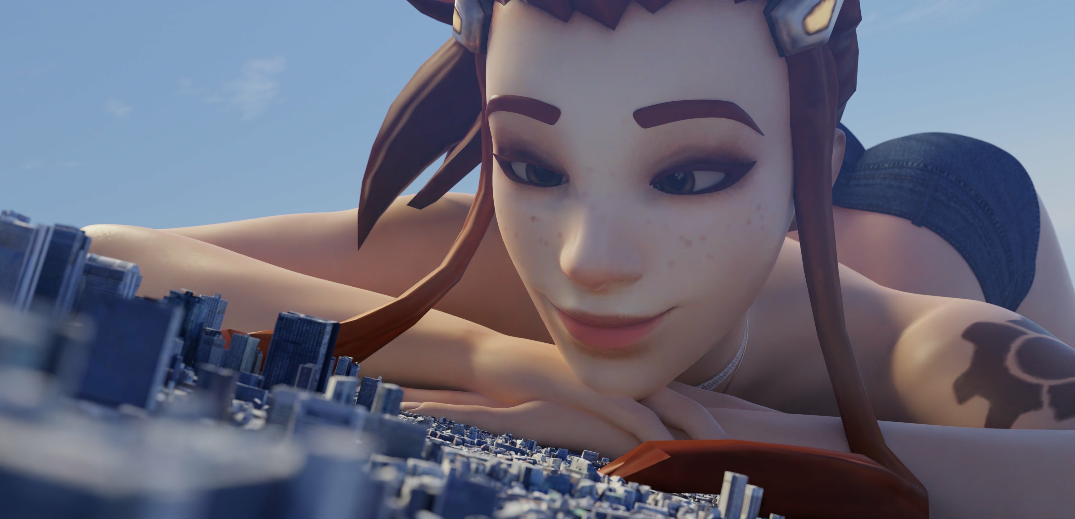 Brig Sequence (4/5) Brigitte Overwatch Boobs Big boobs Big Ass Big Tits Ass Sexy Horny Face Horny Giantess 3d Porn