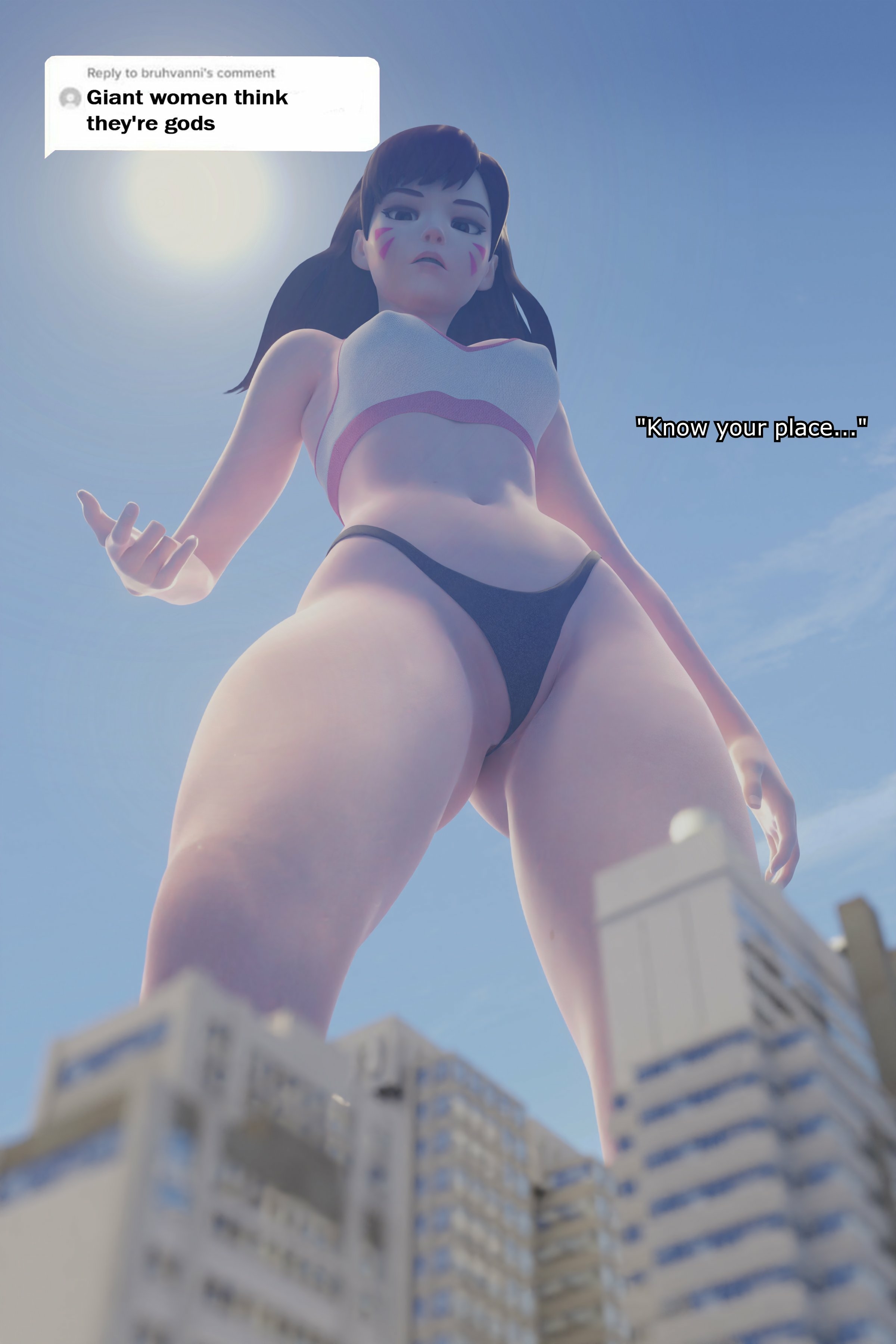 Dva and mercy cups Dva (overwatch) Mercy Overwatch Lingerie Sexy Lingerie Boobs Bikini Horny Face Ass Big Ass Sexy Horny Giantess 3d Porn