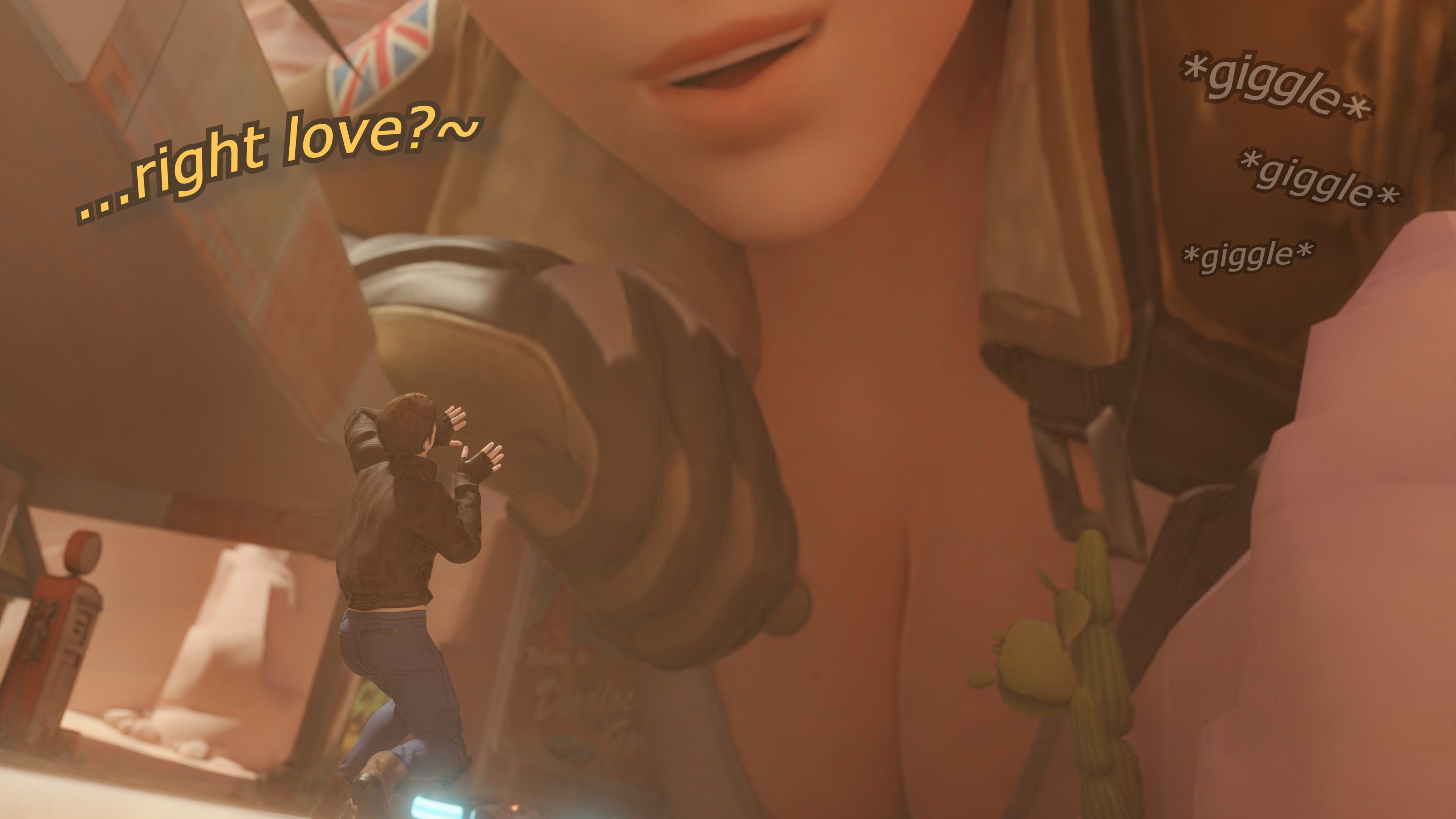 Smol Repairment Service 5 Tracer Overwatch Huge Boobs Sexy Lingerie Lingerie Boobs Bikini Horny Face Ass Big Ass Sexy Horny Giantess 3d Porn
