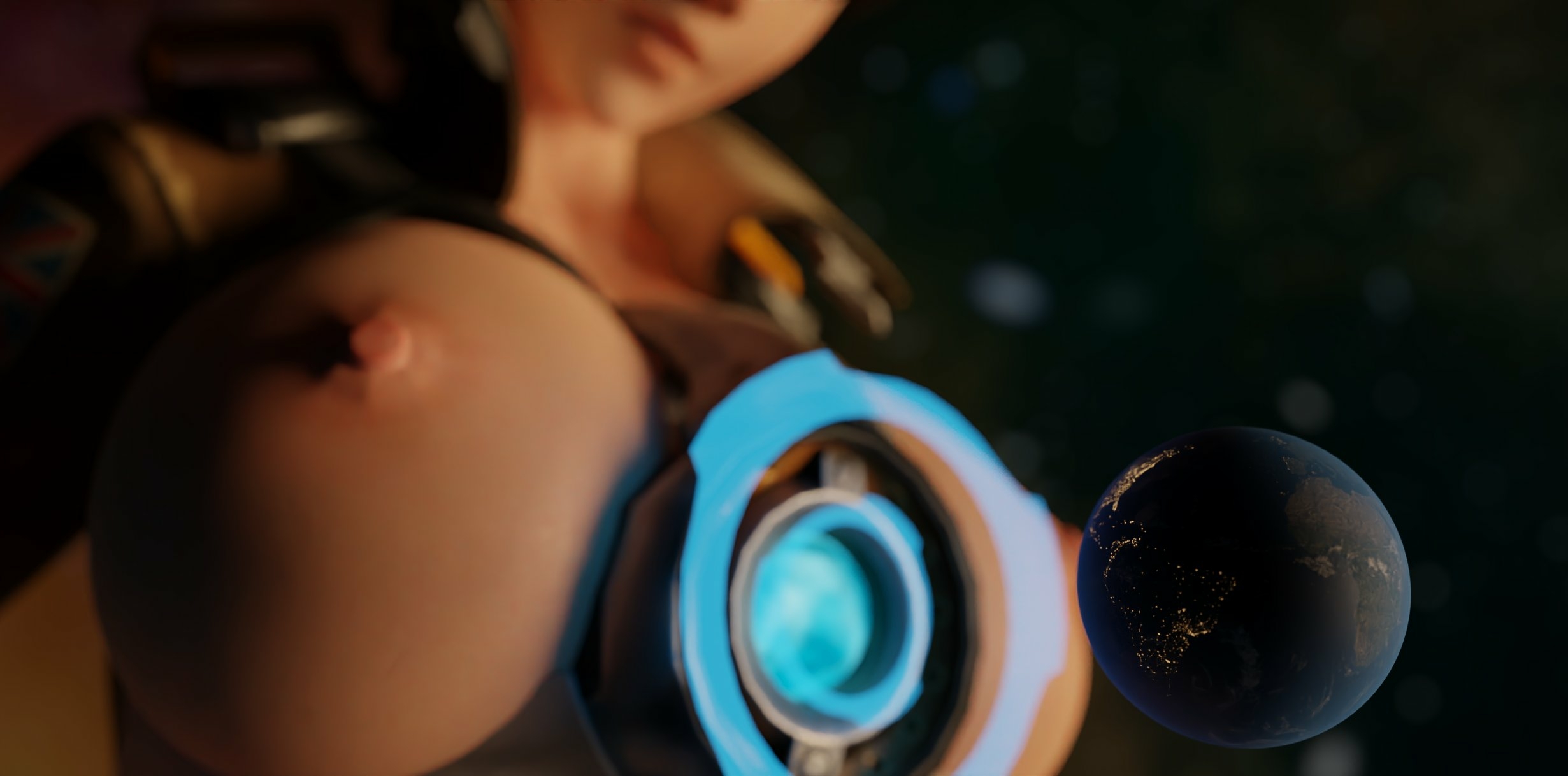 Should I try to do more planet sized stuff? Tracer Overwatch Nipples Pink Nipples Pussy Shaved Pussy Bikini Horny Face Ass Big Ass Sexy Horny Giantess 3d Porn 2