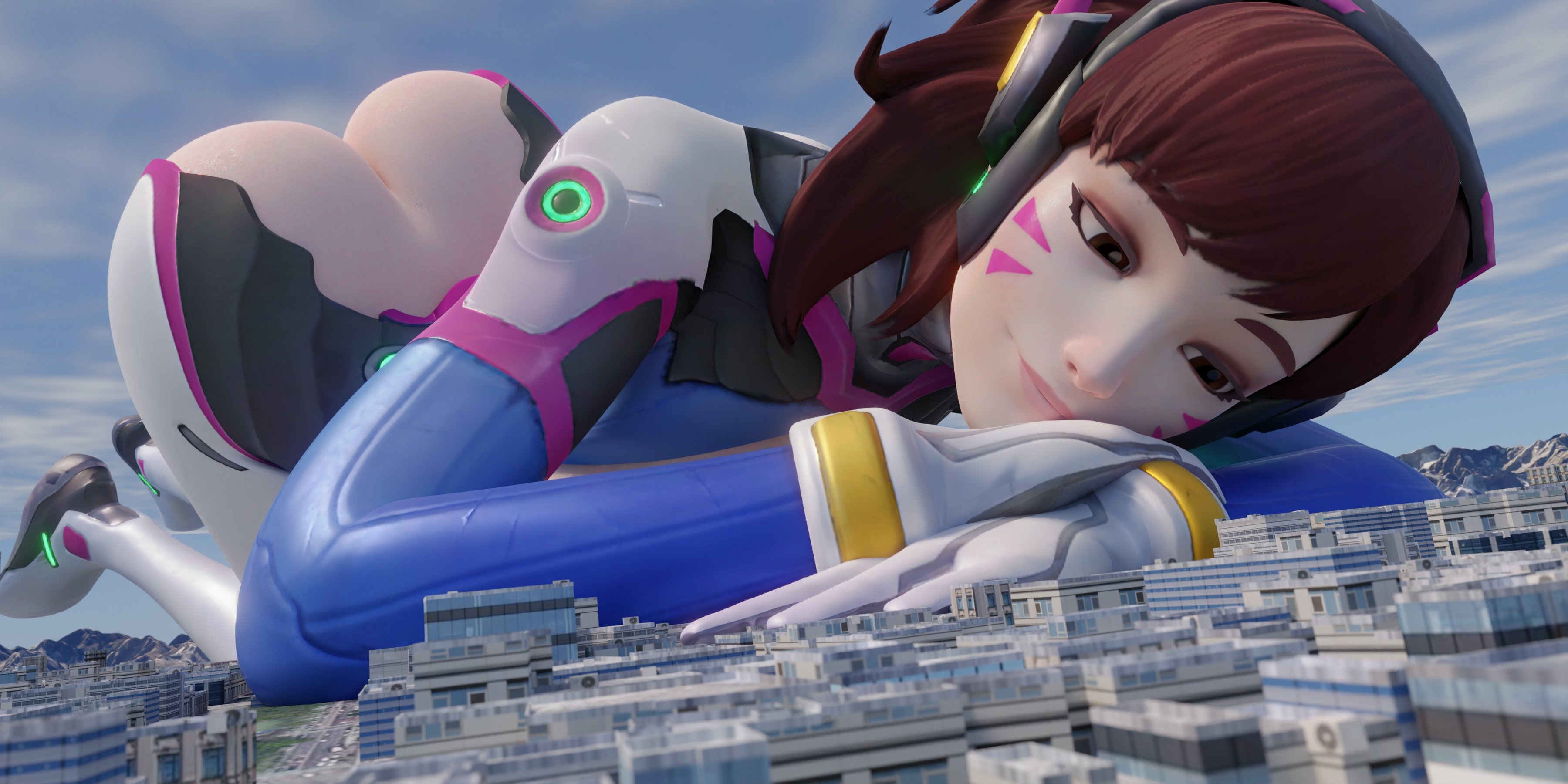 Generic giga Dva Dva (overwatch) Overwatch Lingerie Sexy Lingerie Bikini Pussy Horny Face Ass Big Ass Sexy Horny Giantess 3d Porn 3