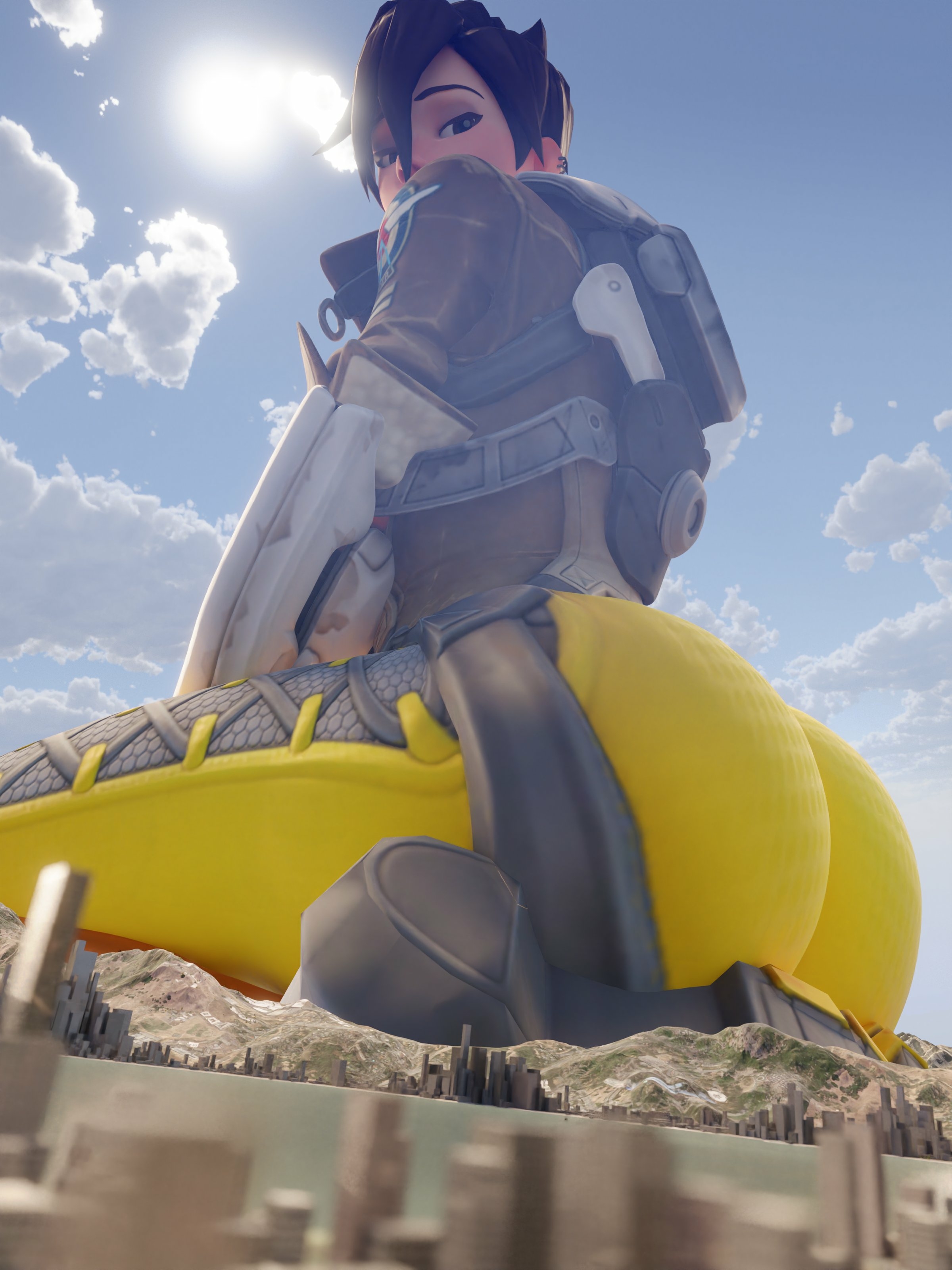 Tracer sfw Tracer Overwatch Boobs Big boobs Sexy Horny Face Big Ass Horny Giantess 3d Porn