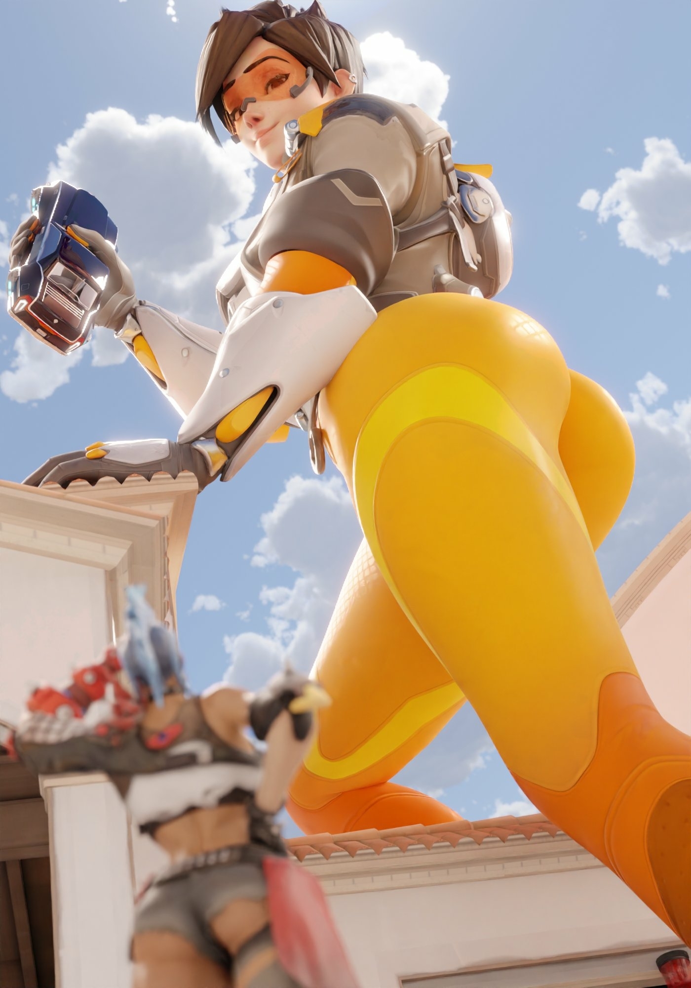 Backcapping changed since Overwatch 1 Junkerqueen Tracer Overwatch Boobs Big boobs Sexy Horny Face Big Ass Horny Giantess 3d Porn