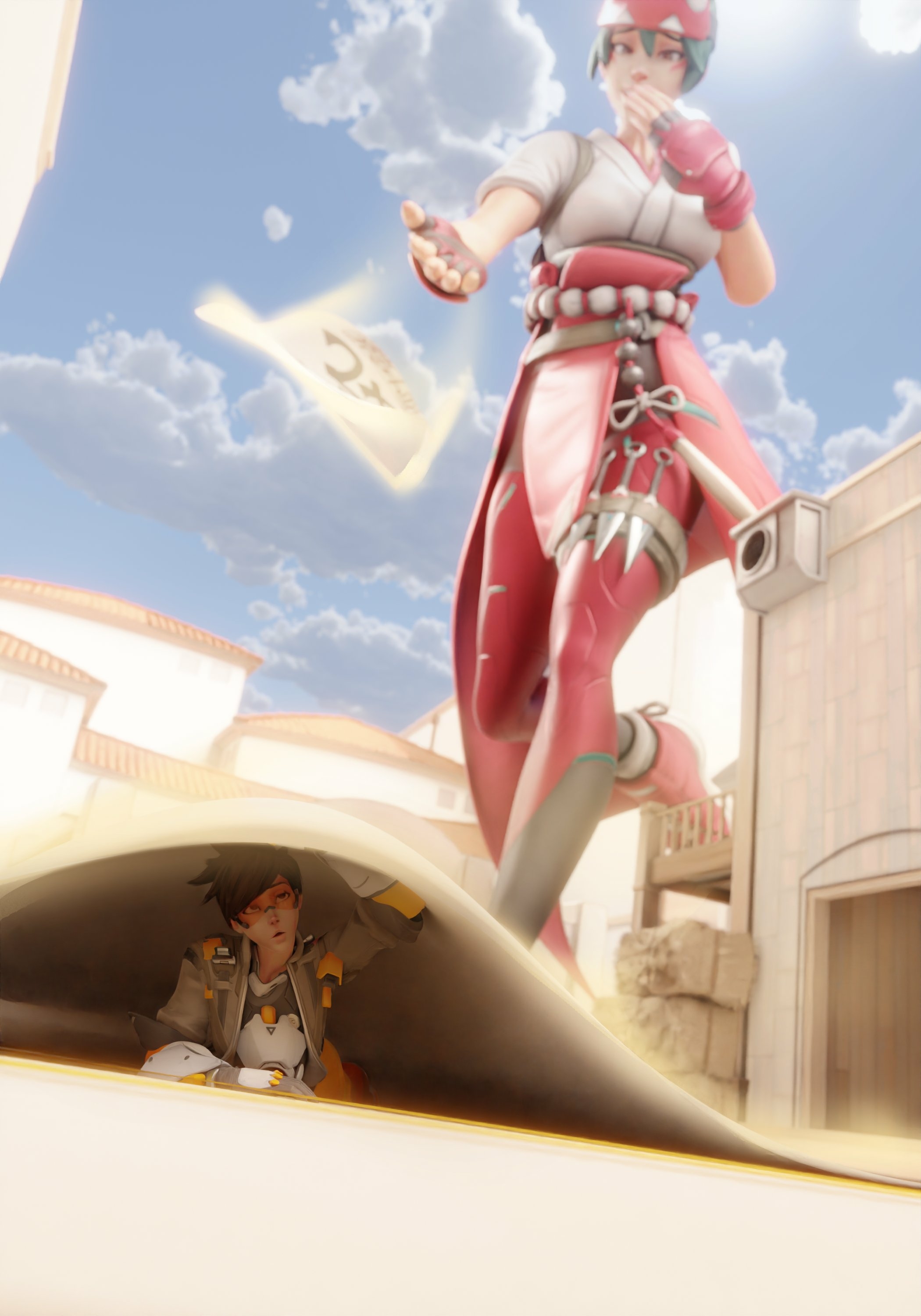 Kiriko s heals are pretty heavy sometimes Kiriko Overwatch Boobs Big boobs Sexy Horny Face Big Ass Horny Giantess 3d Porn
