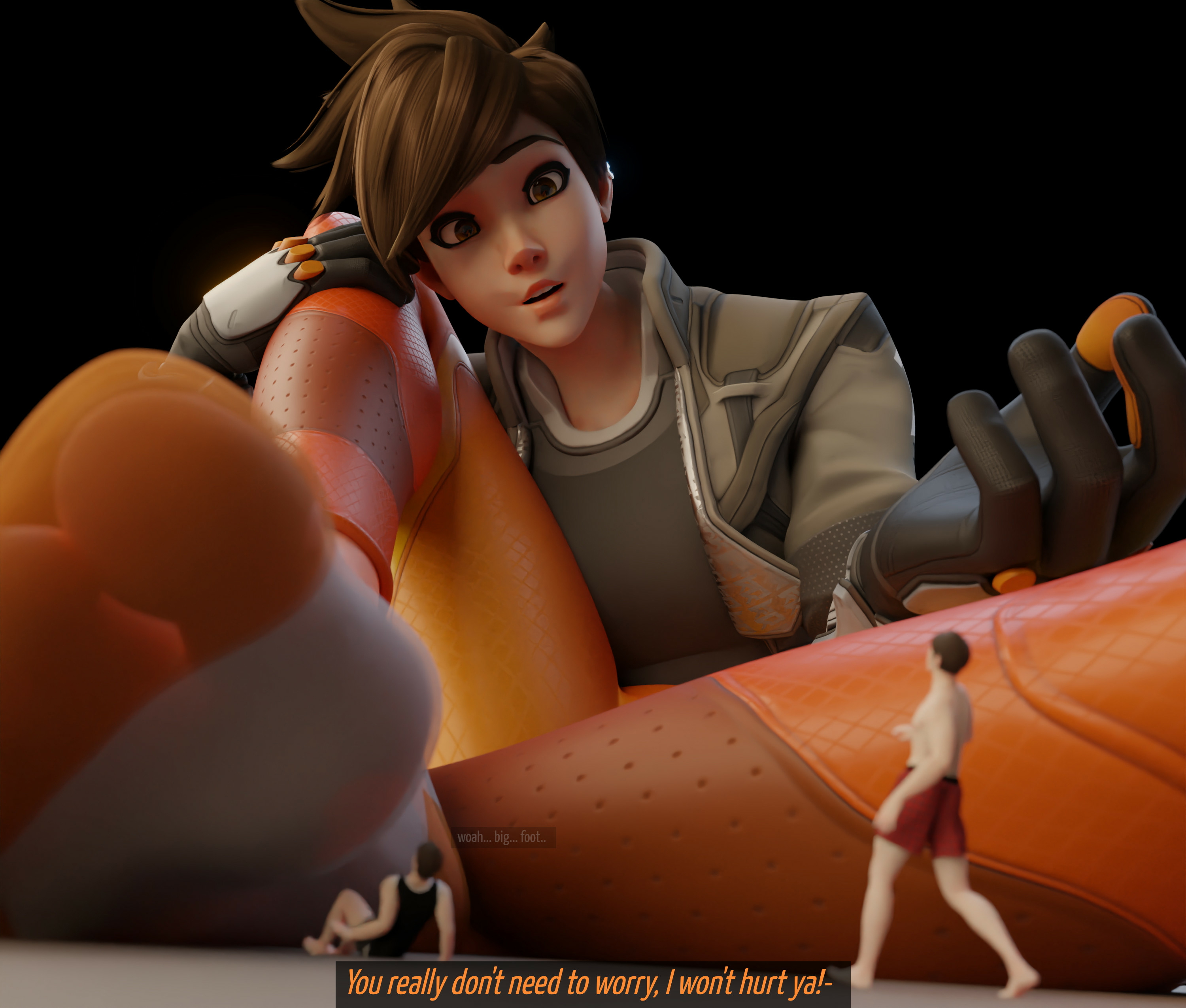  No need to worry  Tracer Overwatch Boobs Big boobs Ass Sexy Horny Face Big Ass Horny Giantess 3d Porn