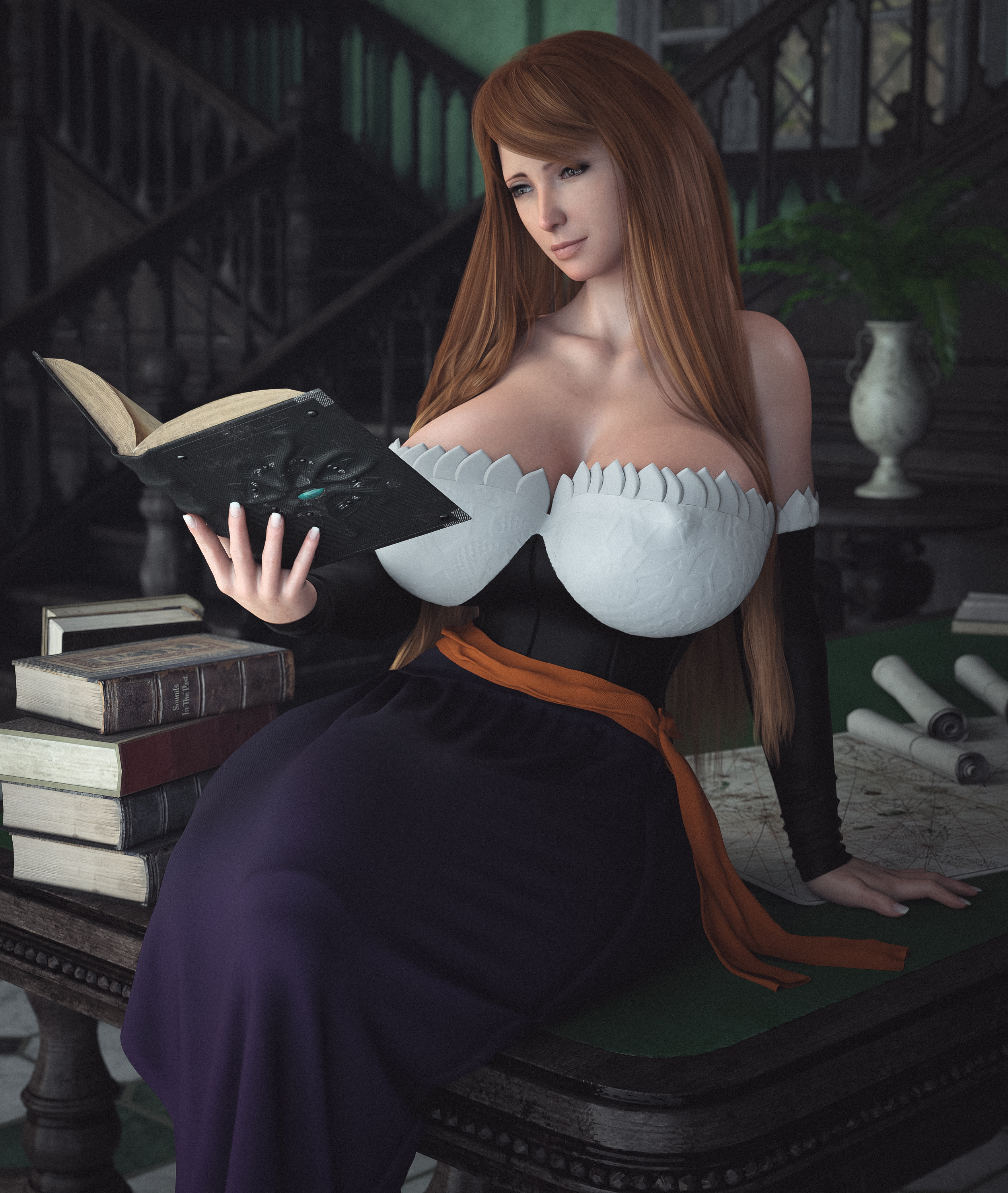sorceress tits Sorceress Dragon S Crown Naked Futanari Futa Futa On Female Big Dick Dick Dickgirl Boobs Big boobs Big Tits Sexy Horny Face Horny 3d Porn