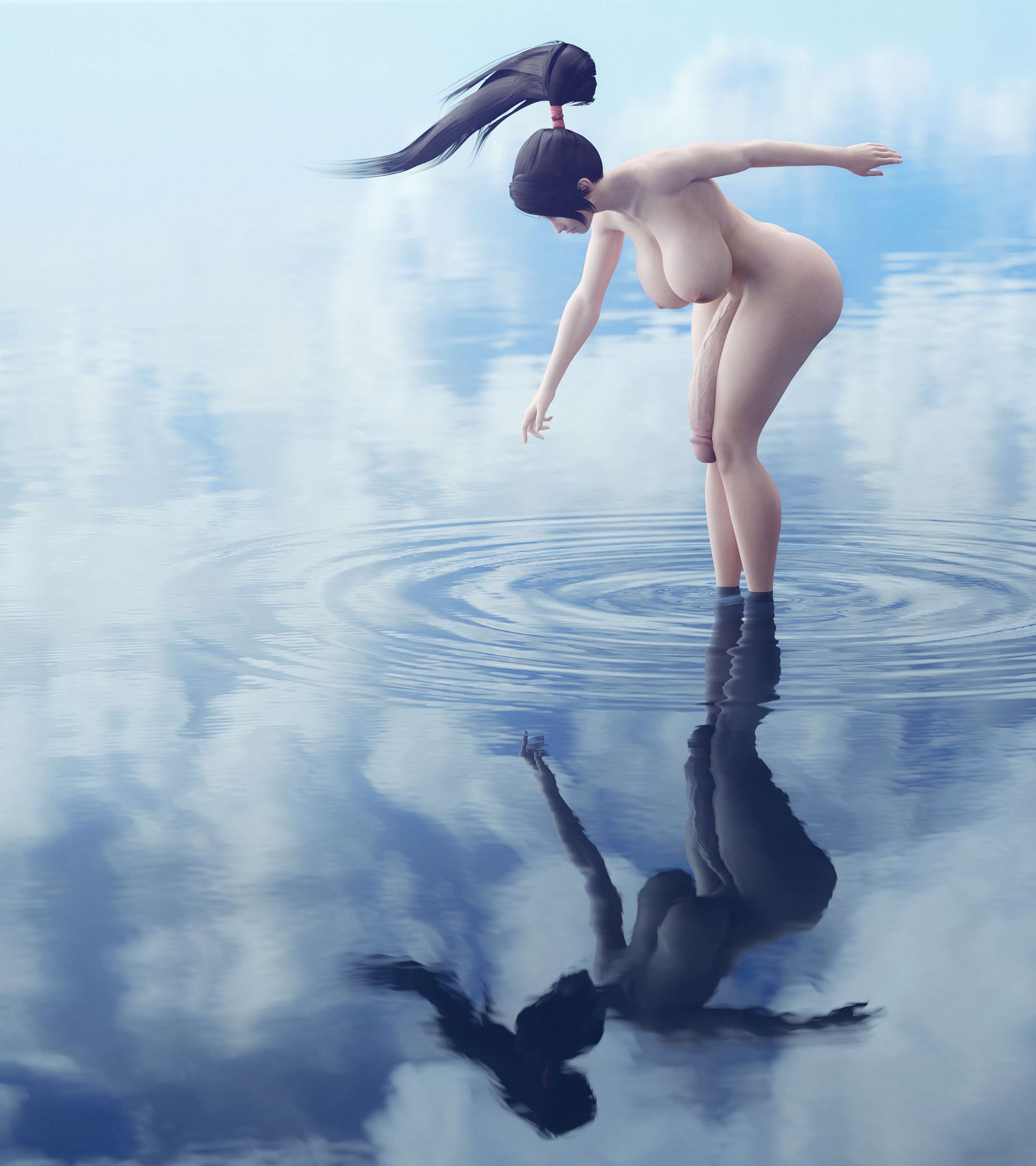 momiji hot Momiji Dead Or Alive Big boobs Nipples Lingerie Ass Futanari Futa Futa On Female Big Dick Dick Dickgirl Sexy Horny Face Horny 3d Porn 2