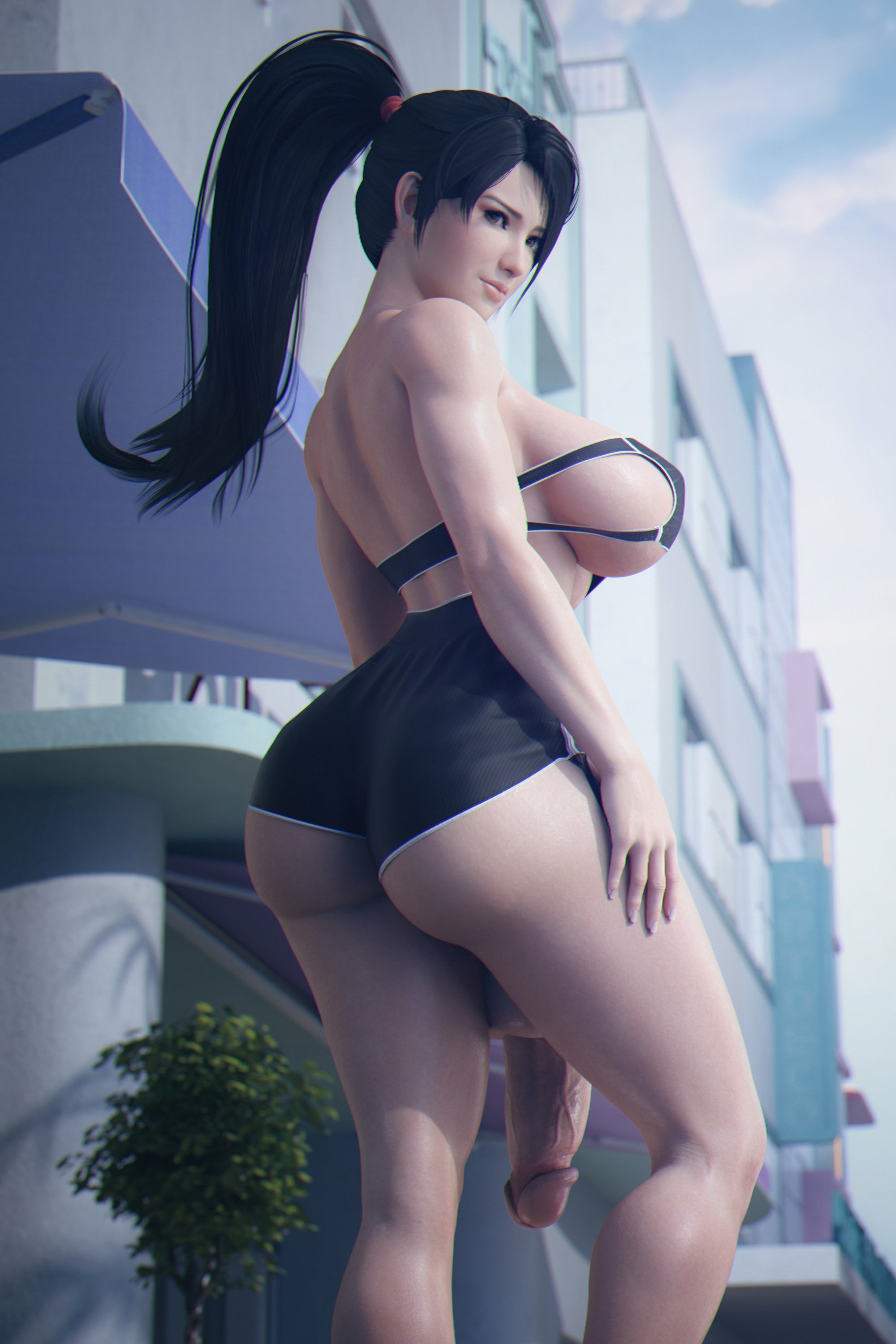 momiji flashing Momiji Dead Or Alive Back View Nipples Pink Nipples Big boobs Lingerie Ass Futanari Futa Futa On Female Big Dick Dick Dickgirl Sexy Horny Face Horny 3d Porn