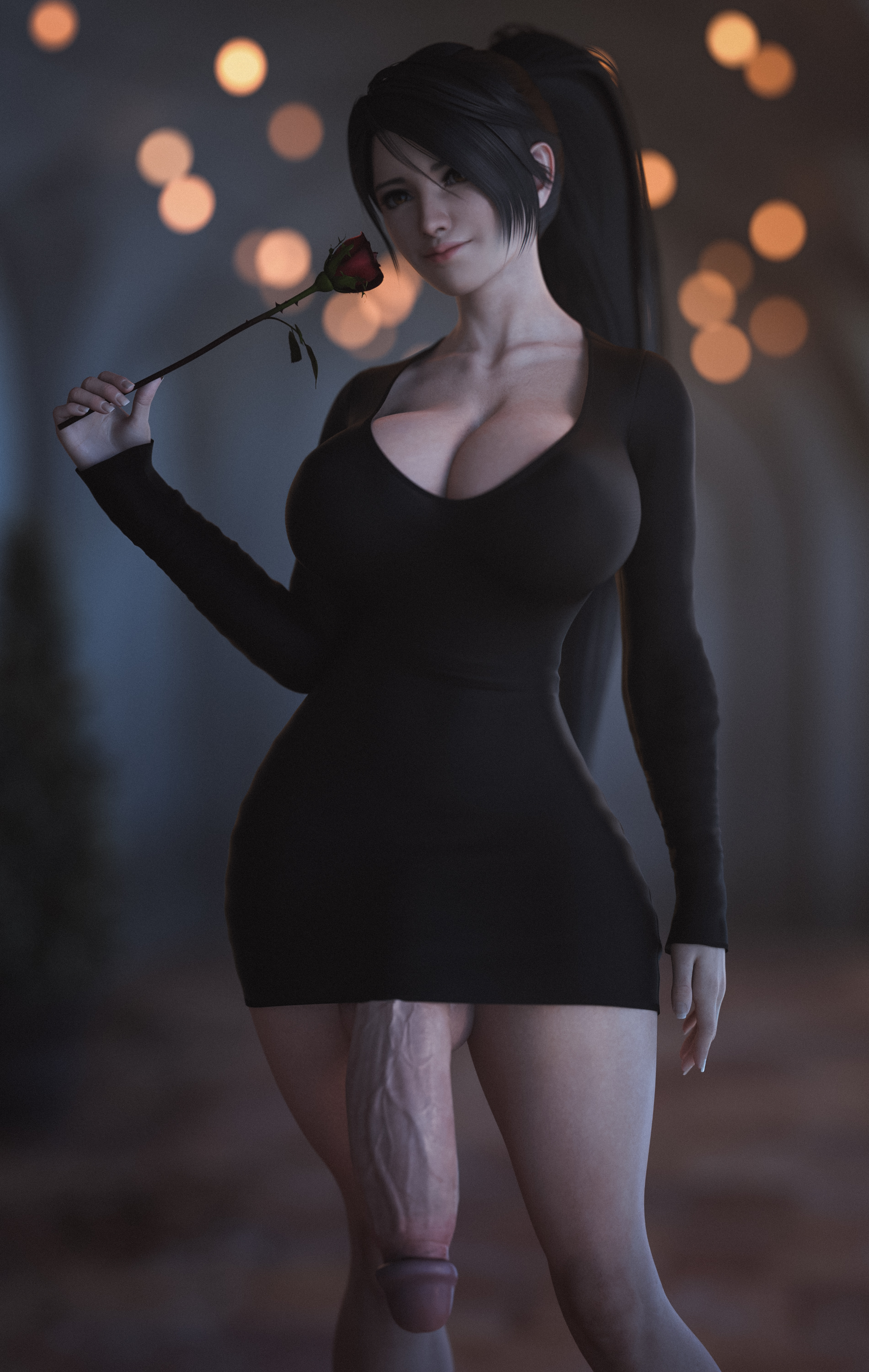 momiji hot pose Momiji Dead Or Alive Big boobs Lingerie Ass Futanari Futa Futa On Female Big Dick Dick Dickgirl Sexy Horny Face Horny 3d Porn 2