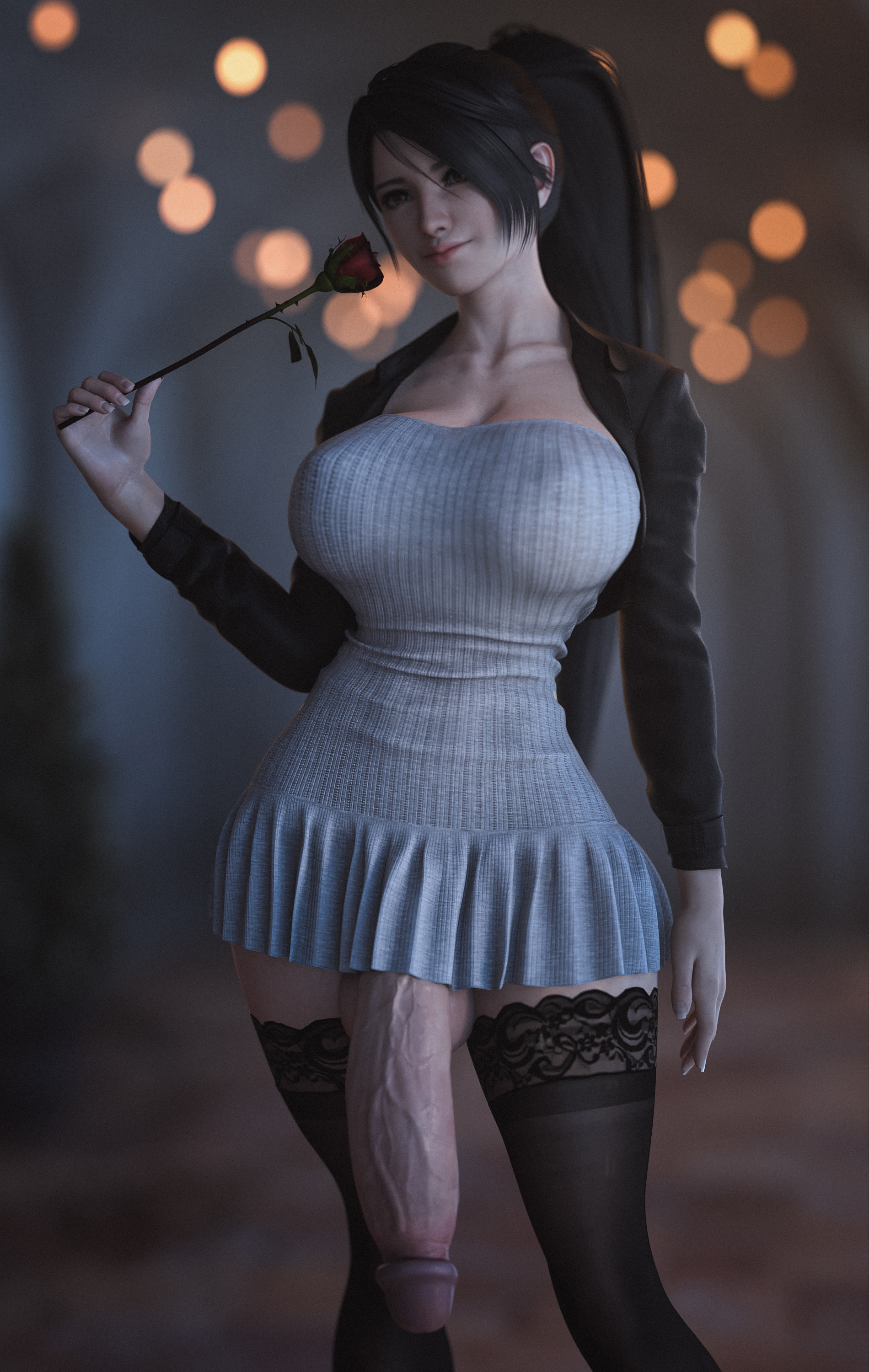 momiji hot pose Momiji Dead Or Alive Big boobs Lingerie Ass Futanari Futa Futa On Female Big Dick Dick Dickgirl Sexy Horny Face Horny 3d Porn 3