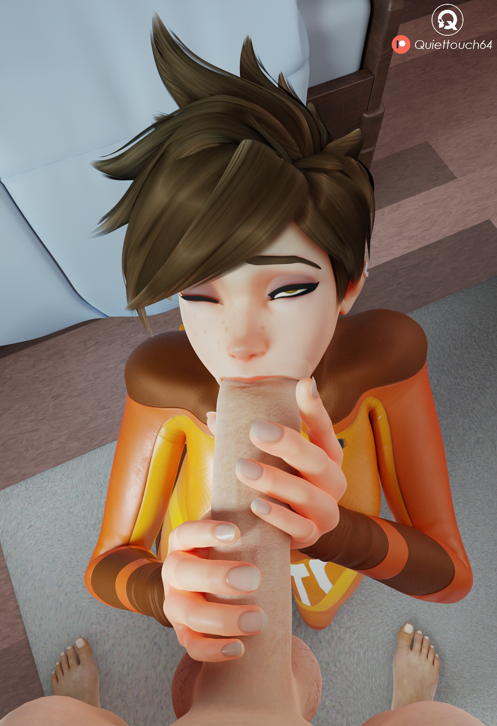 Tracer Cock Shock Overwatch Tracer Blowjob Huge Cock Big Cock White Cock Sucking Cock Licking Cock Cock In Hand Massive Cock Cock Awe Cock Shock Happy Face Cumshot Cum Cum In Mouth Cum Drip 5
