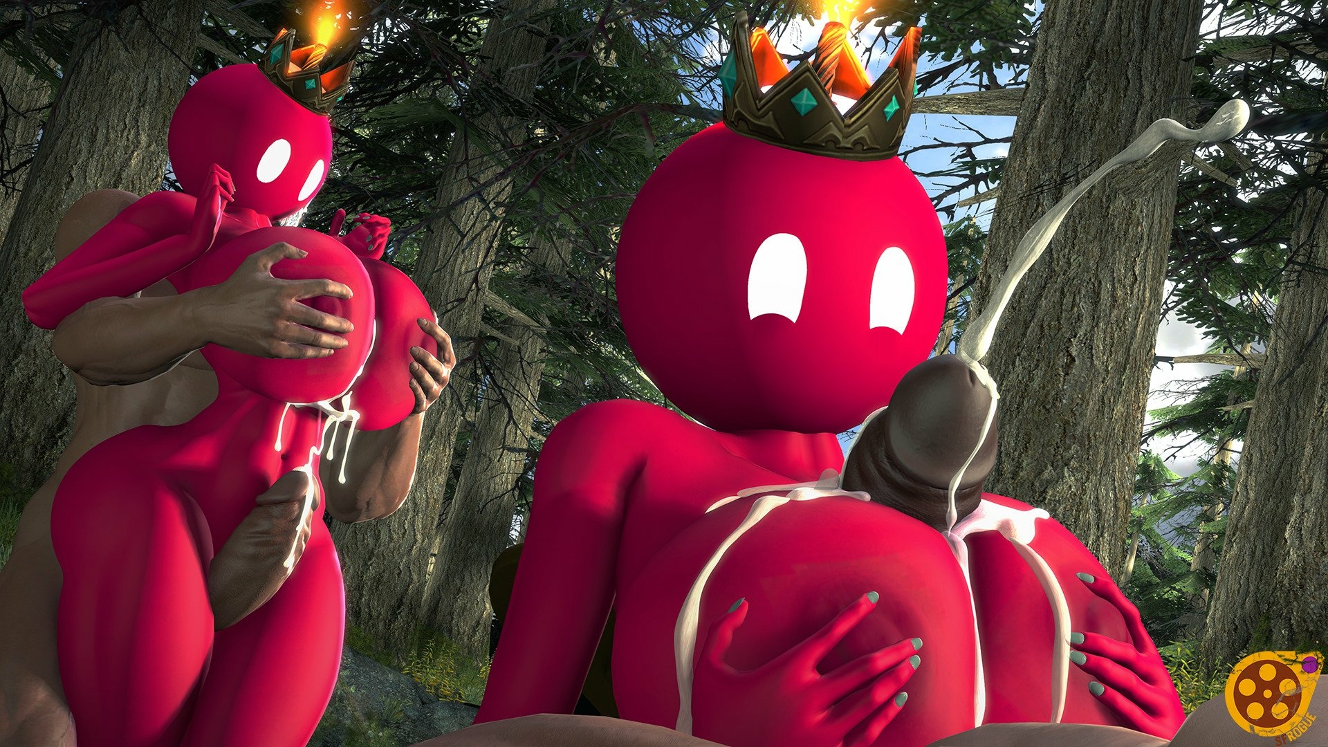 Bob-omb s Forest Bob-omb Pokemon Futanari Futa Cum Cumshot Nipples Boobs Futa On Female Ass Back View Big boobs Big Ass Sexy Horny Face Horny 3d Porn