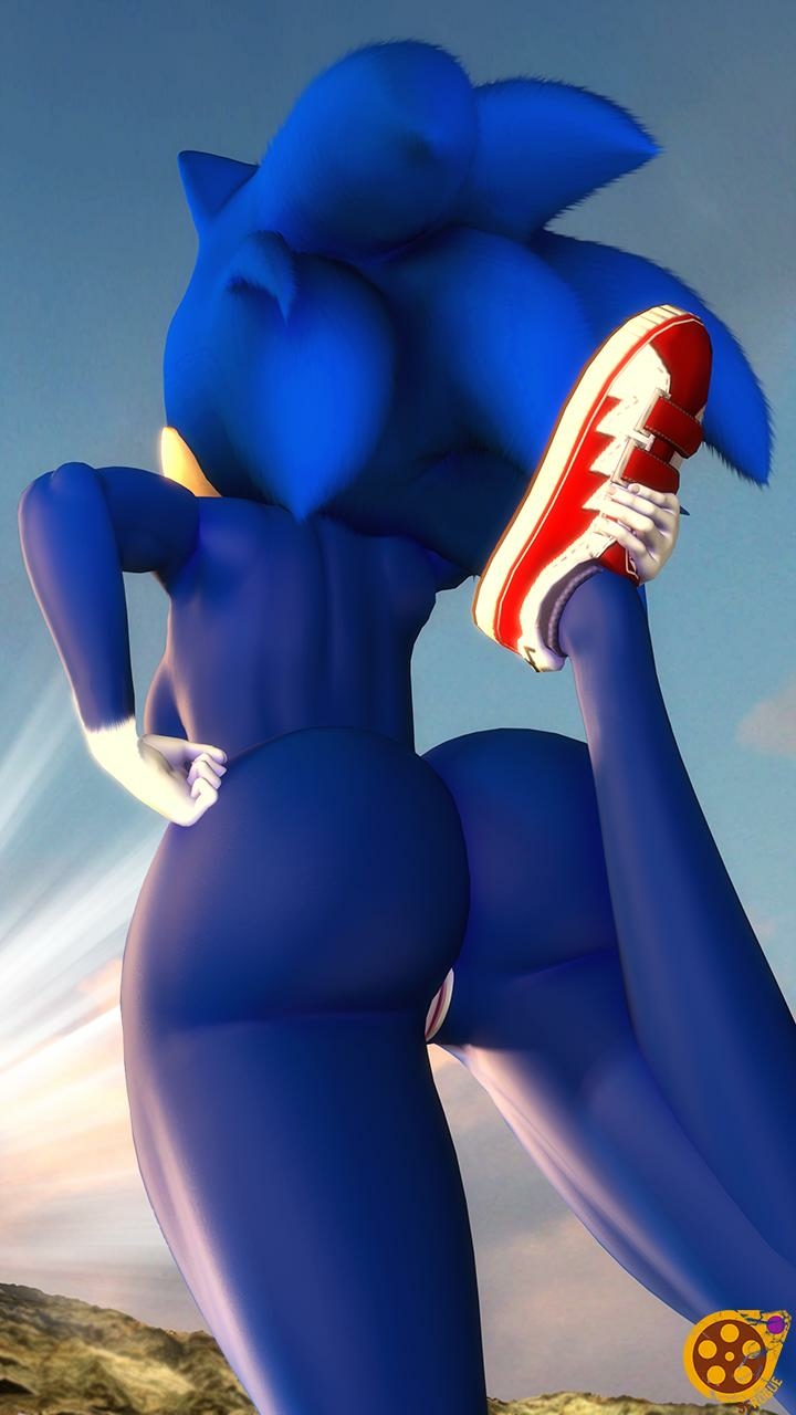 sonic Sonic Chracter Sonic Ass Back View Big Ass Sexy Horny Face Horny 3d Porn