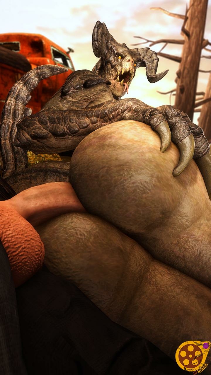 Living Dangerously Deathclaw Fallout Anal Anal Penetration Anal Sex Ass Back View Big Ass Sexy Horny Face Horny 3d Porn