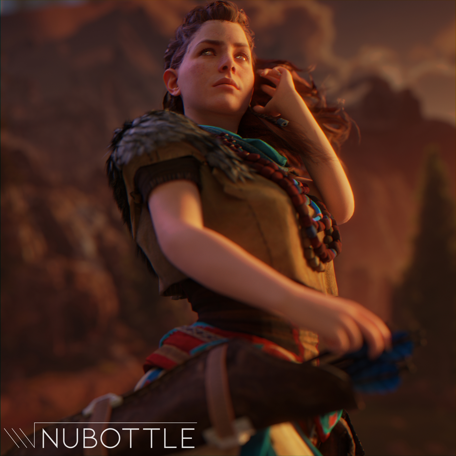 Aloy Naked big tits Horizon Zero Dawn Aloy Horizon Zero Dawn Sexy Naked Big Breasts Big Tits Videogame 3d Porn 2