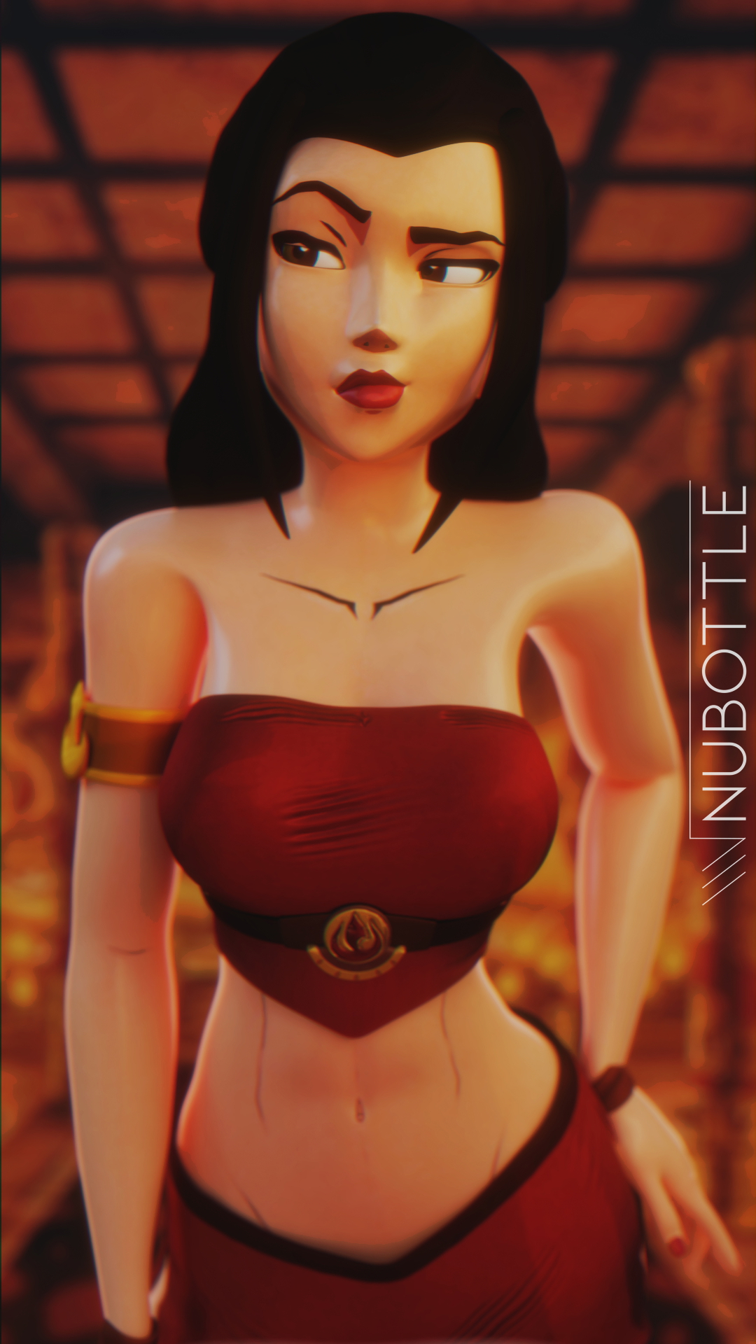 Azula Dominated Azula Domination Sexy Naked Hot Outfit