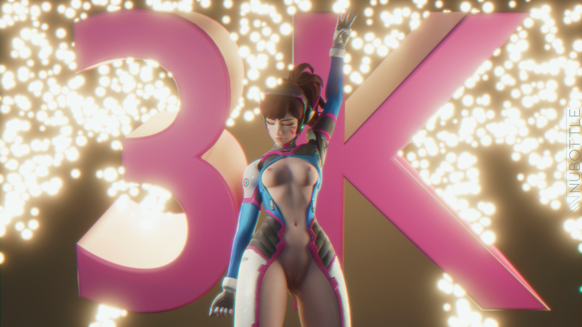 D.va 3k Celebration Overwatch D.va Overwatch Teen Small Tits Naked Sexy Videogame