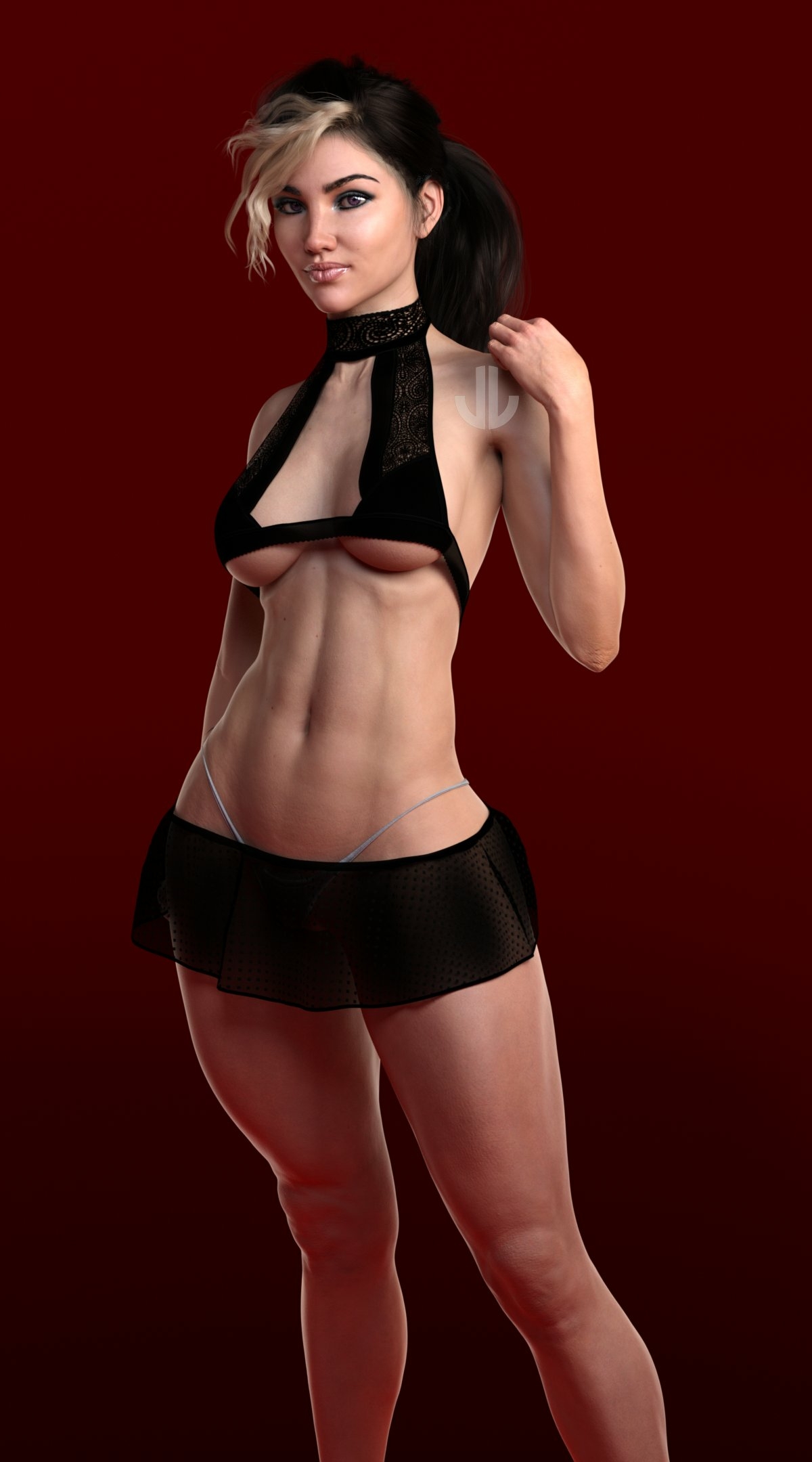 Messing around with random pairings.  Original Character Fully Naked Nipples Pink Nipples Lingerie Sexy Naked Horny Face Horny 3d Porn Boobs Big boobs Ass