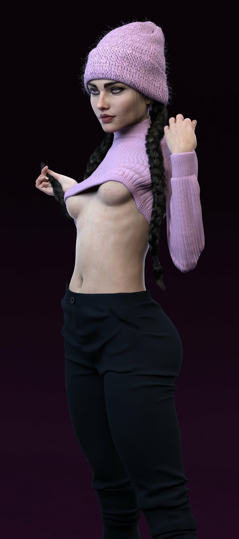 Calm before the lewds.  Original Character Bikini Sexy Naked Horny Face Horny 3d Porn Boobs Big boobs Ass 2