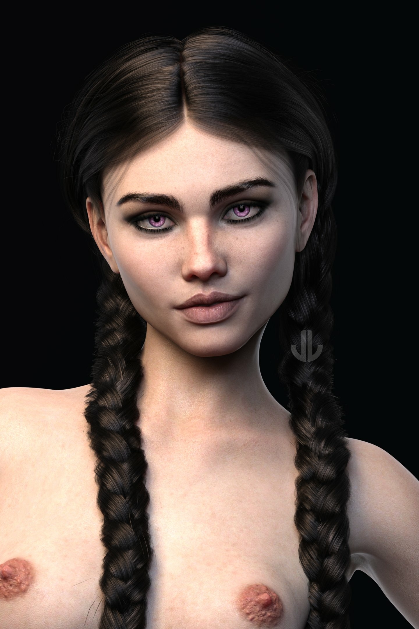 perfect horny face  Original Character Nipples Fully Naked Sexy Naked Horny Face Horny 3d Porn Boobs Big boobs Ass