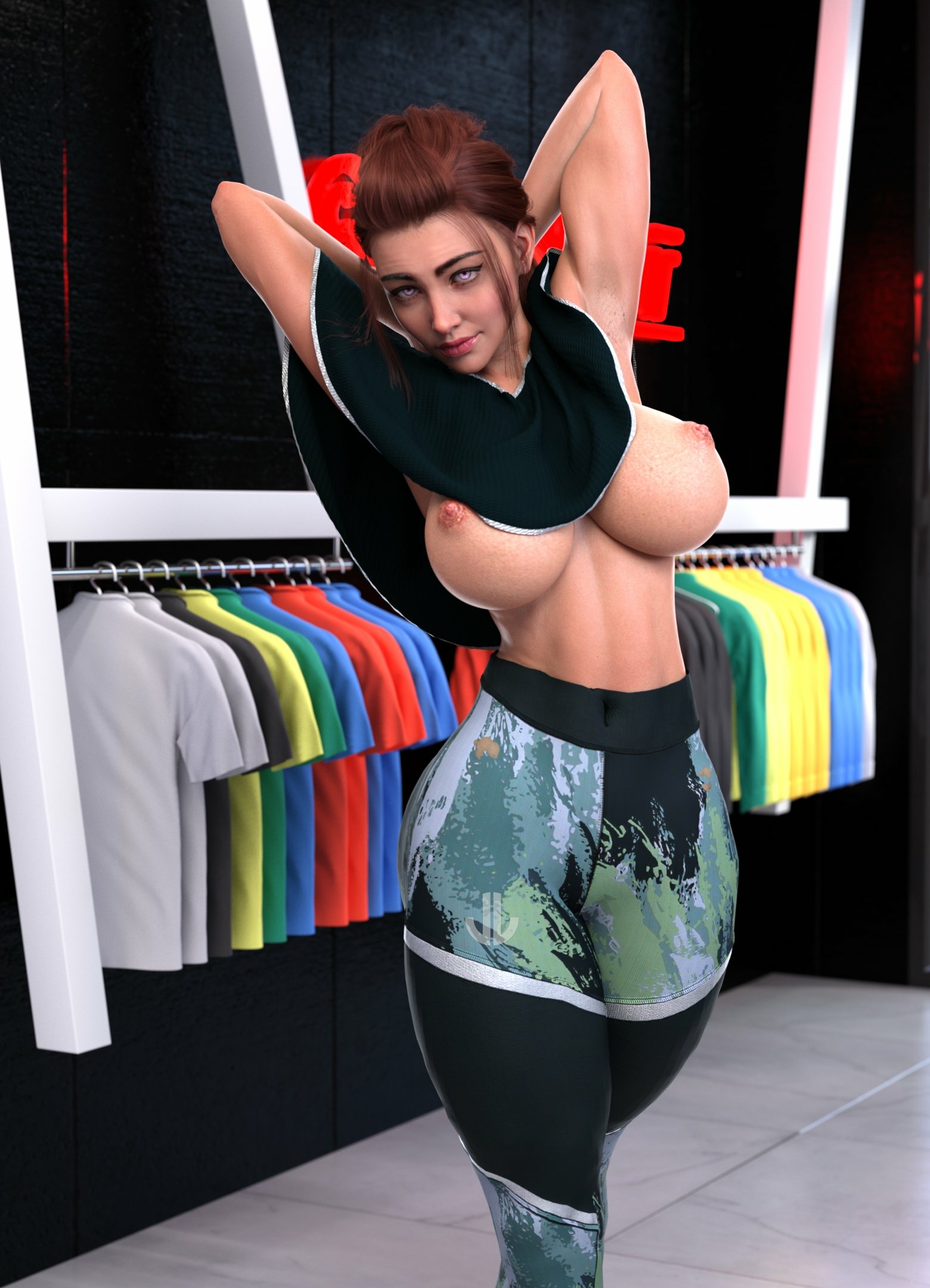 Title in progress.  Original Character Pussy Shaved Pussy Nipples Pink Nipples Naked Fully Naked Boobs Big boobs Big Tits Sexy Horny 3d Porn Ass 2
