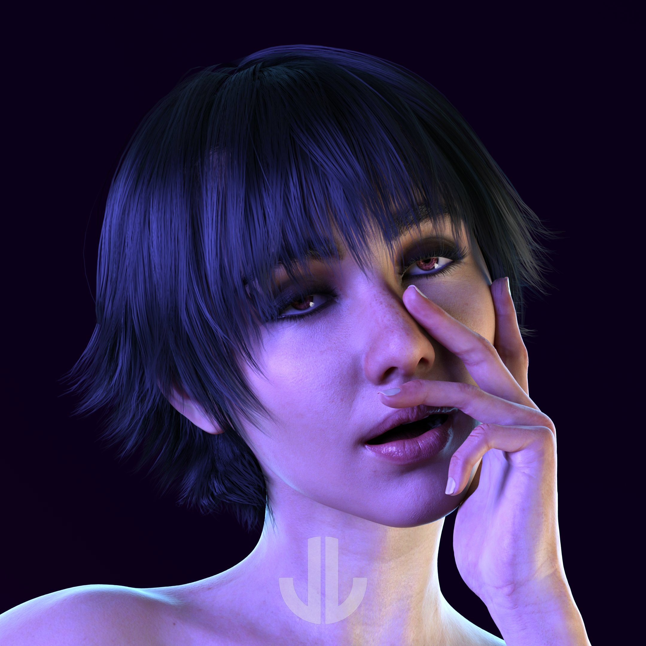 The face of things to...come? Cum? Either one  Original Character Naked Fully Naked Sexy Horny 3d Porn Ass 2
