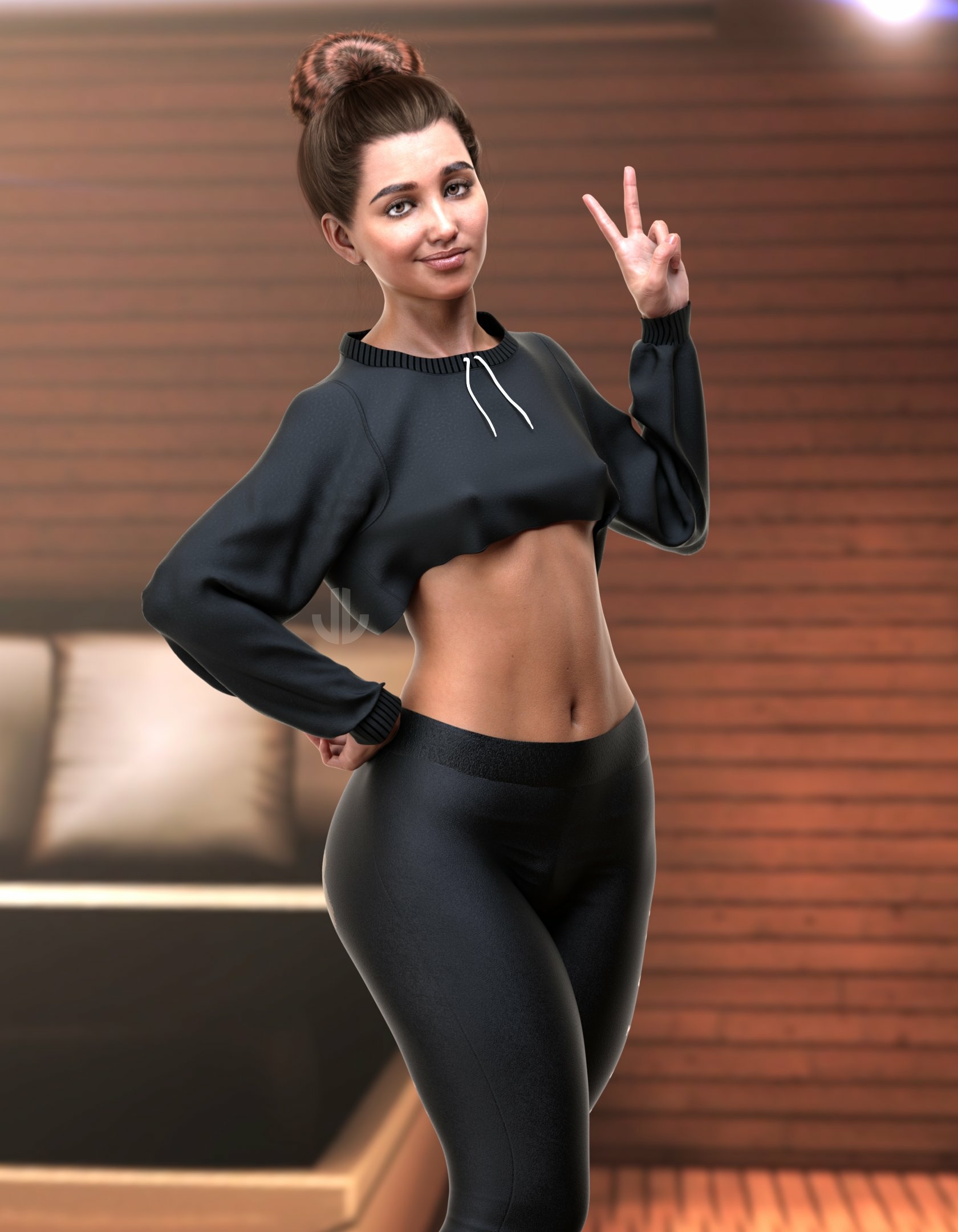 Adora-booty  Original Character Naked Fully Naked Tits Nipples Pink Nipples Ass Boobs Sexy Horny 3d Porn 3