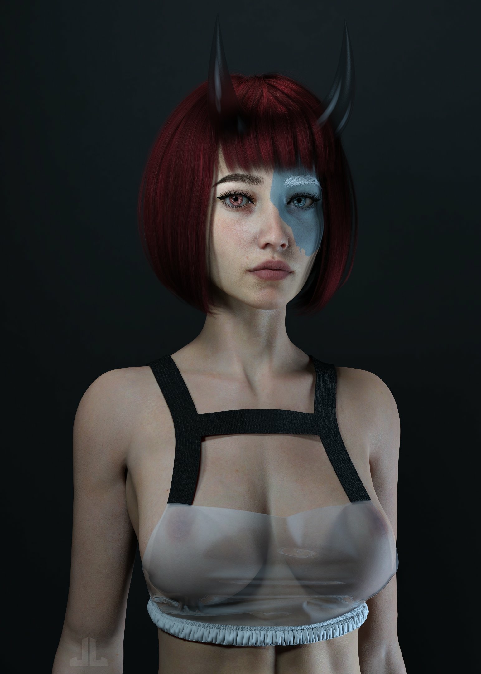 sexy pose  Original Character Fully Naked Naked Boobs Tits Sexy Horny 3d Porn